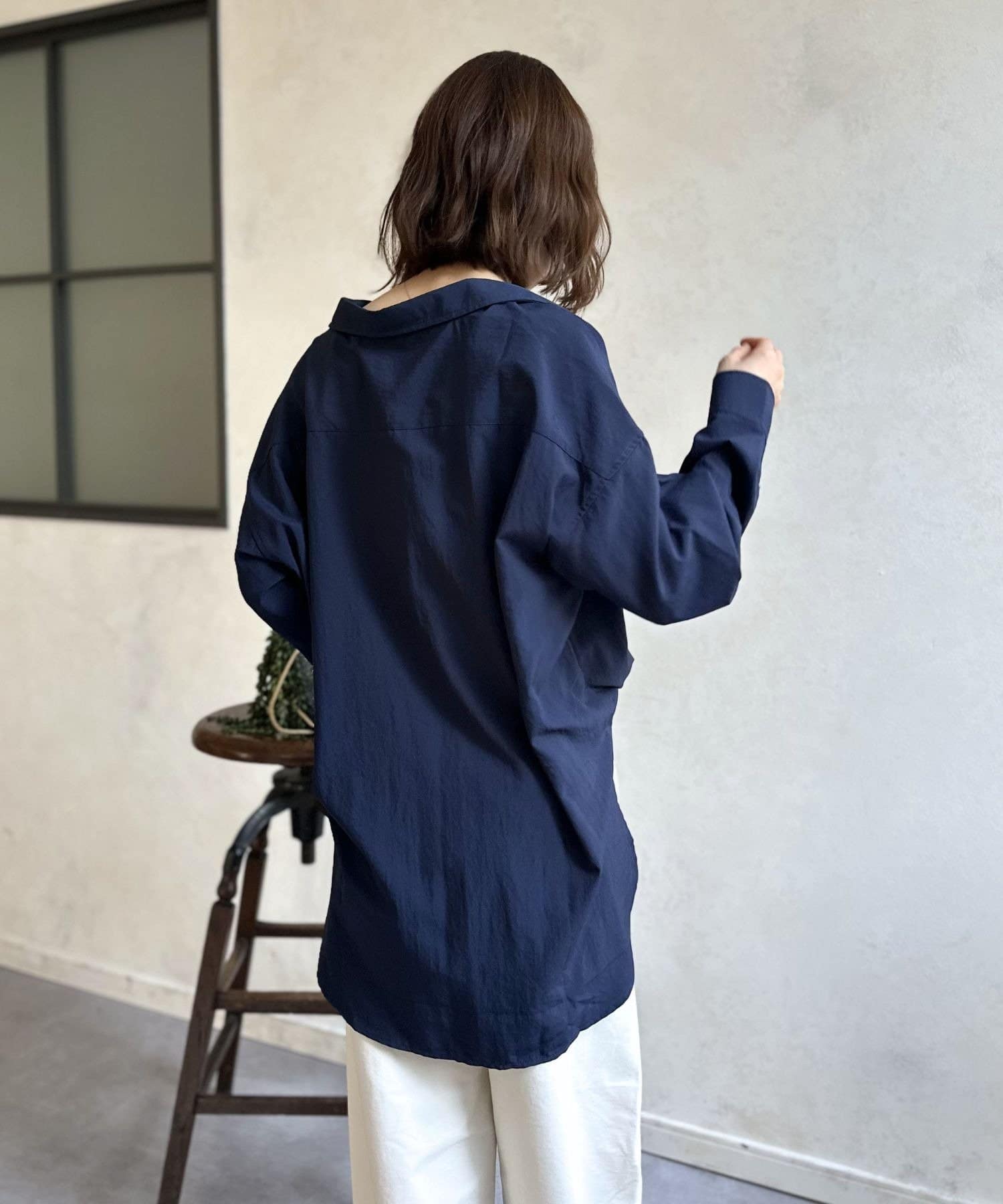 LOCUST(ローカスト) 【U.S.POLO ASSN.】気流ロングシャツ