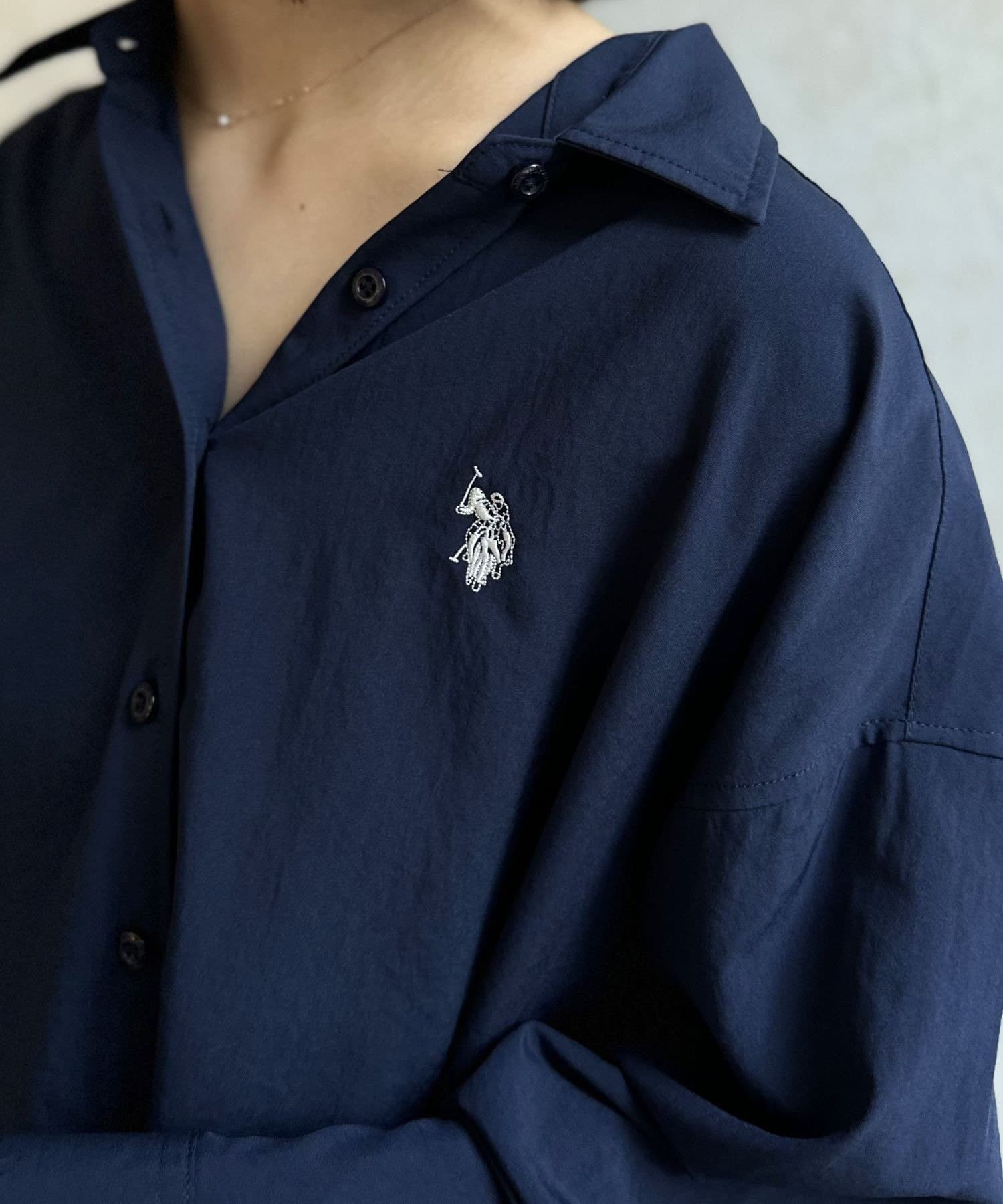 LOCUST(ローカスト) 【U.S.POLO ASSN.】気流ロングシャツ