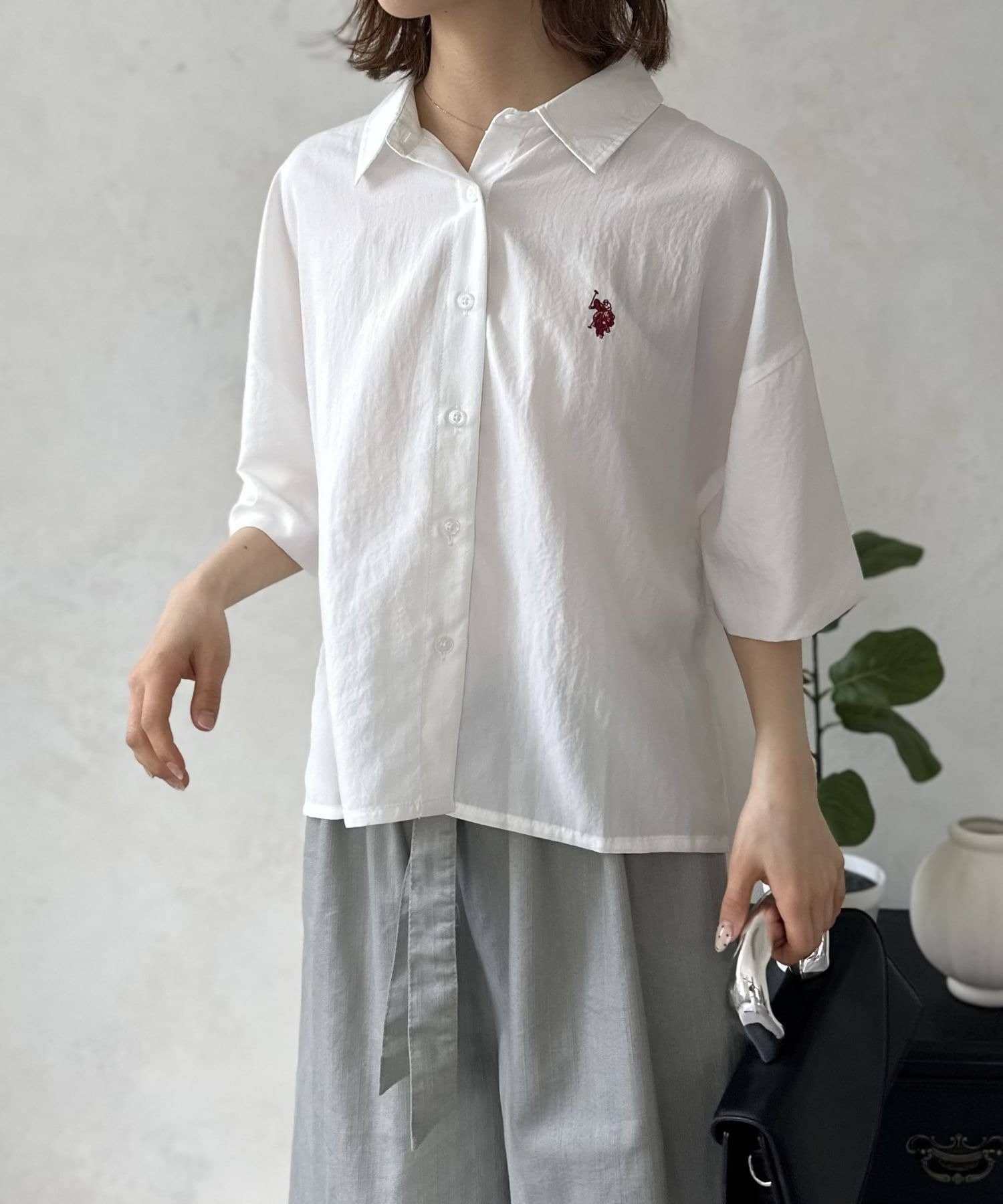 LOCUST(ローカスト) 【U.S.POLO ASSN.】 半袖気流シャツ