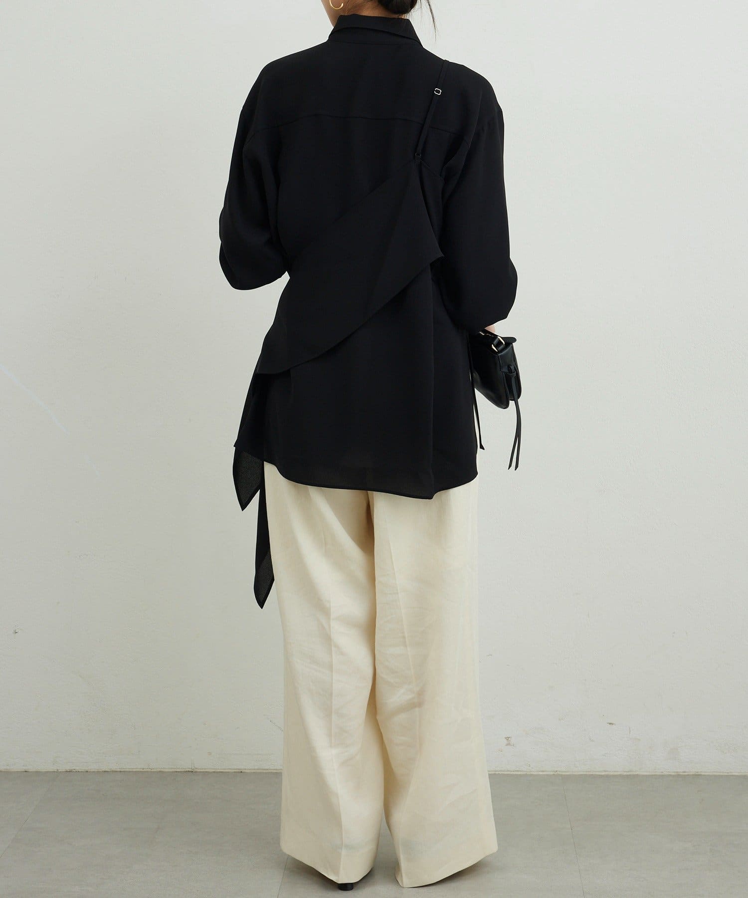 GALLARDAGALANTE(ガリャルダガランテ) ワンショルレイヤードシャツ