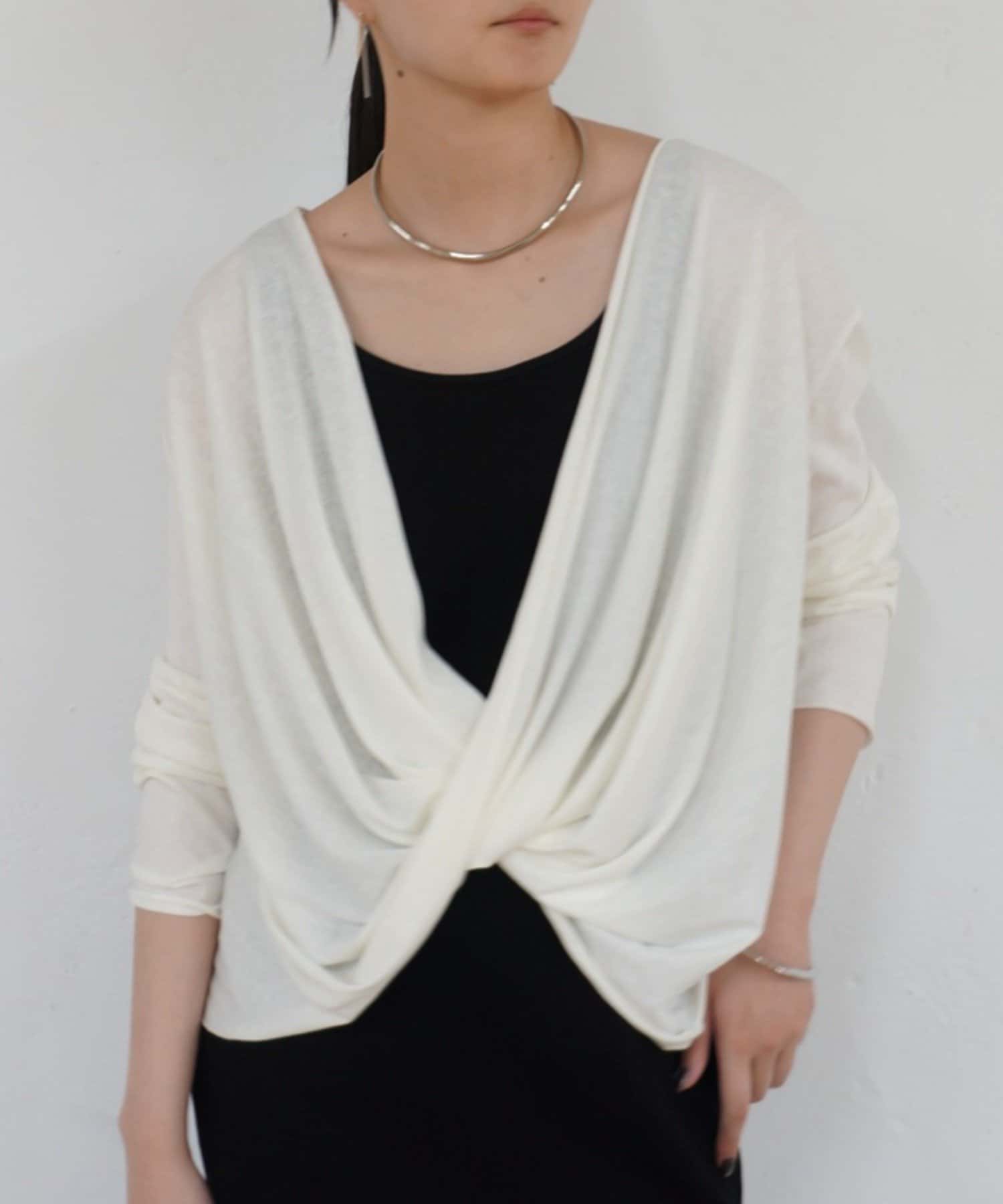 LOUNGEDRESS(ラウンジドレス) 2wayカシュクールシアープルオーバー