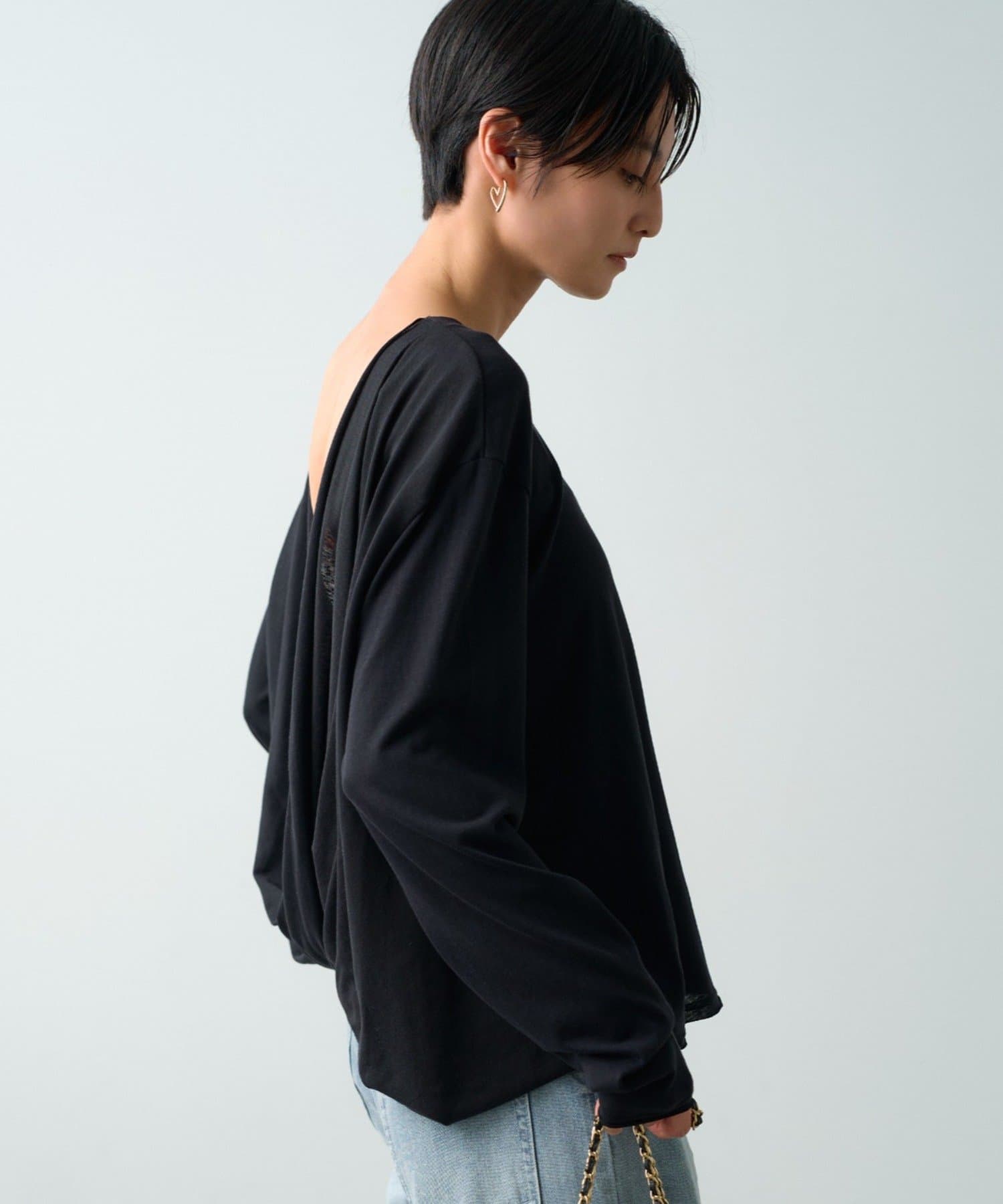 LOUNGEDRESS(ラウンジドレス) 2wayカシュクールシアープルオーバー