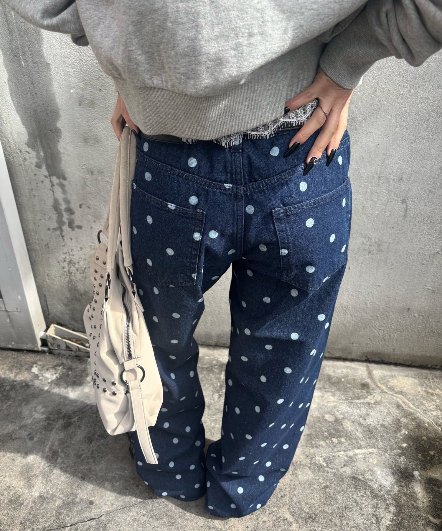 WHO’S WHO gallery(フーズフーギャラリー) ドットローライズパンツ