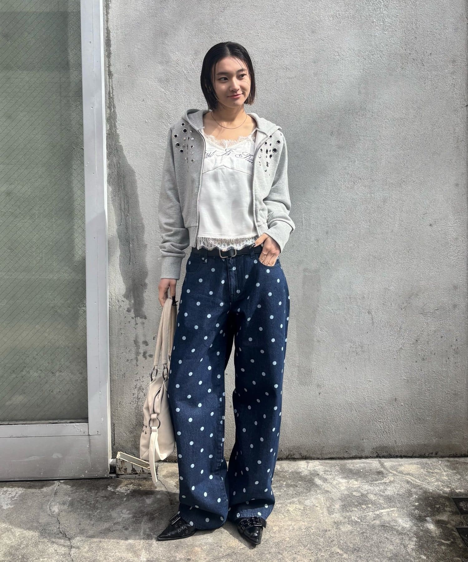 WHO’S WHO gallery(フーズフーギャラリー) アソートドットローライズパンツ