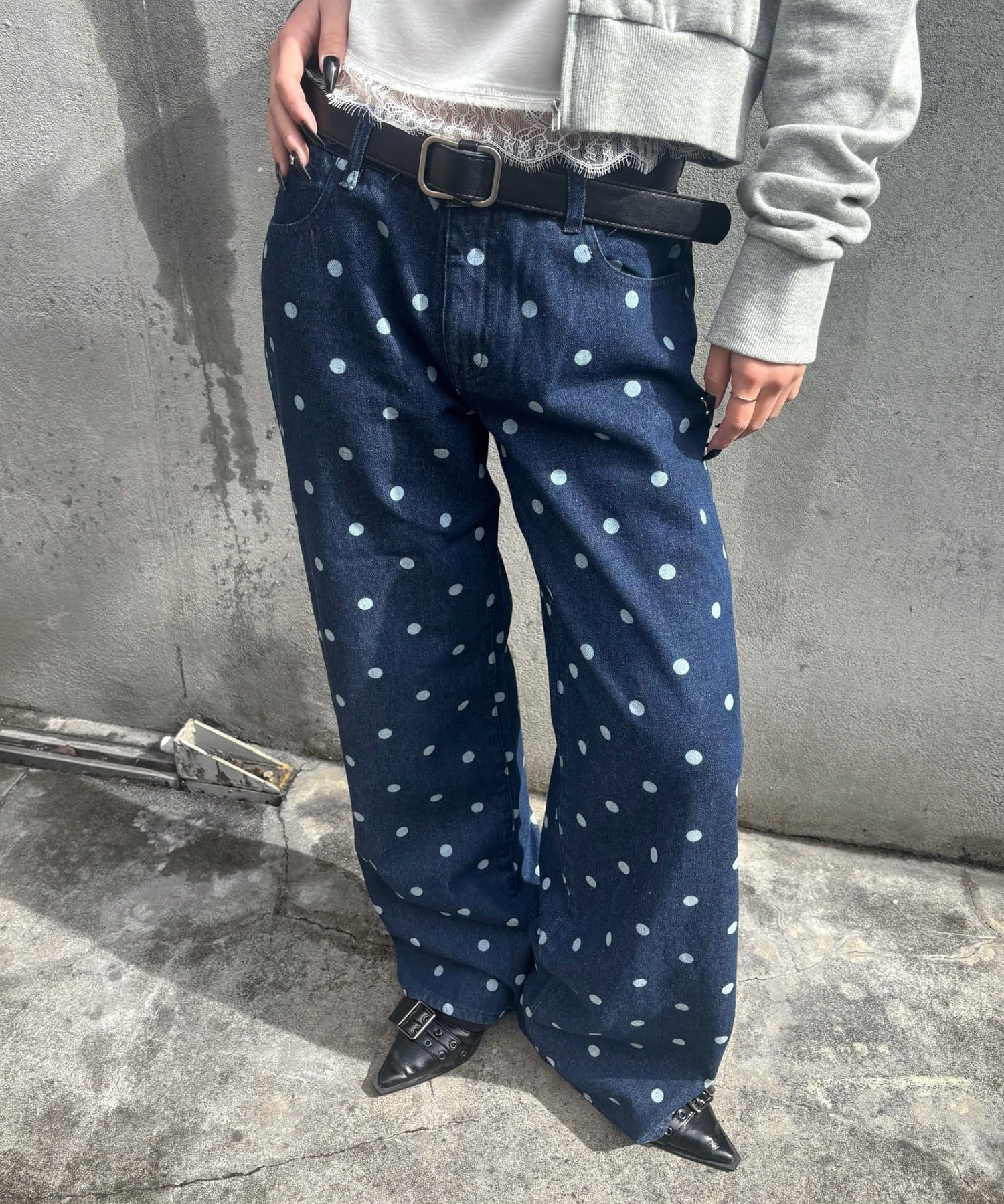 WHO’S WHO gallery(フーズフーギャラリー) ドットローライズパンツ