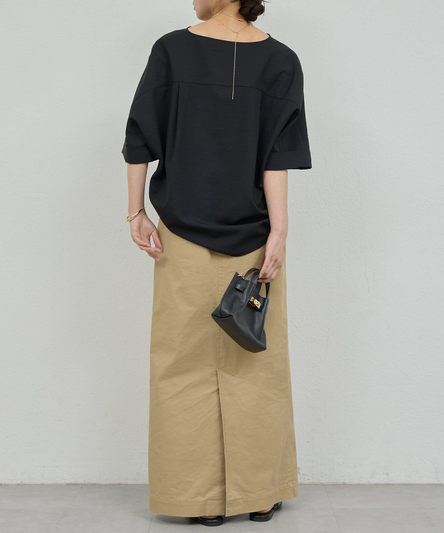 GALLARDAGALANTE(ガリャルダガランテ) 【4/10(金)18:00予約開始】【高機能素材】スキッパーブラウス