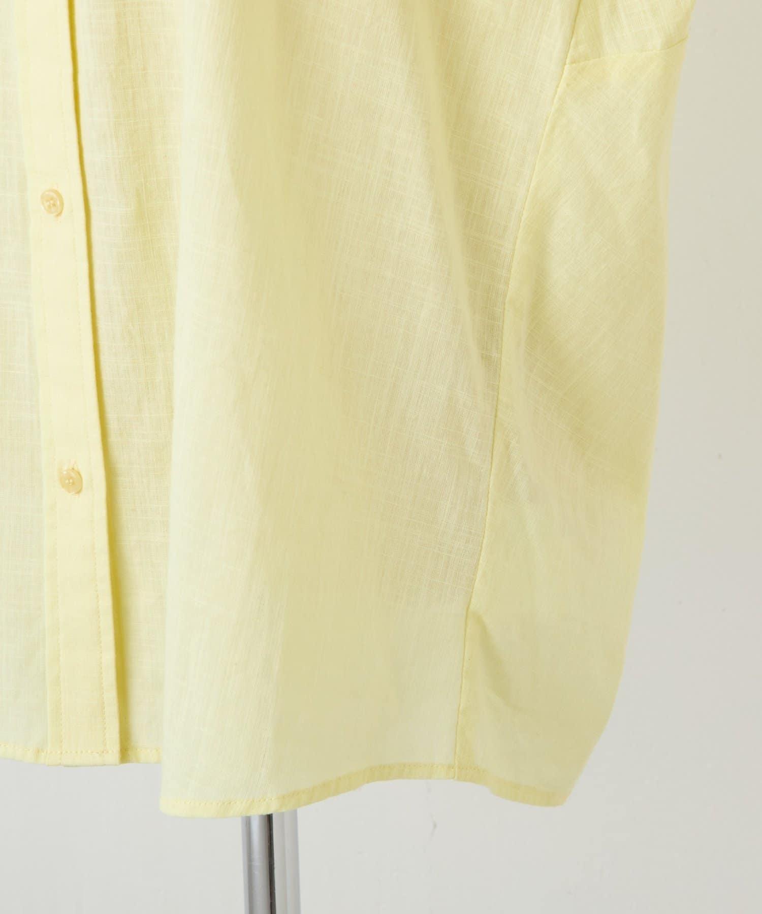 COLLAGE GALLARDAGALANTE(コラージュ ガリャルダガランテ) 【涼しく着れる】麻混バックツイストシャツ