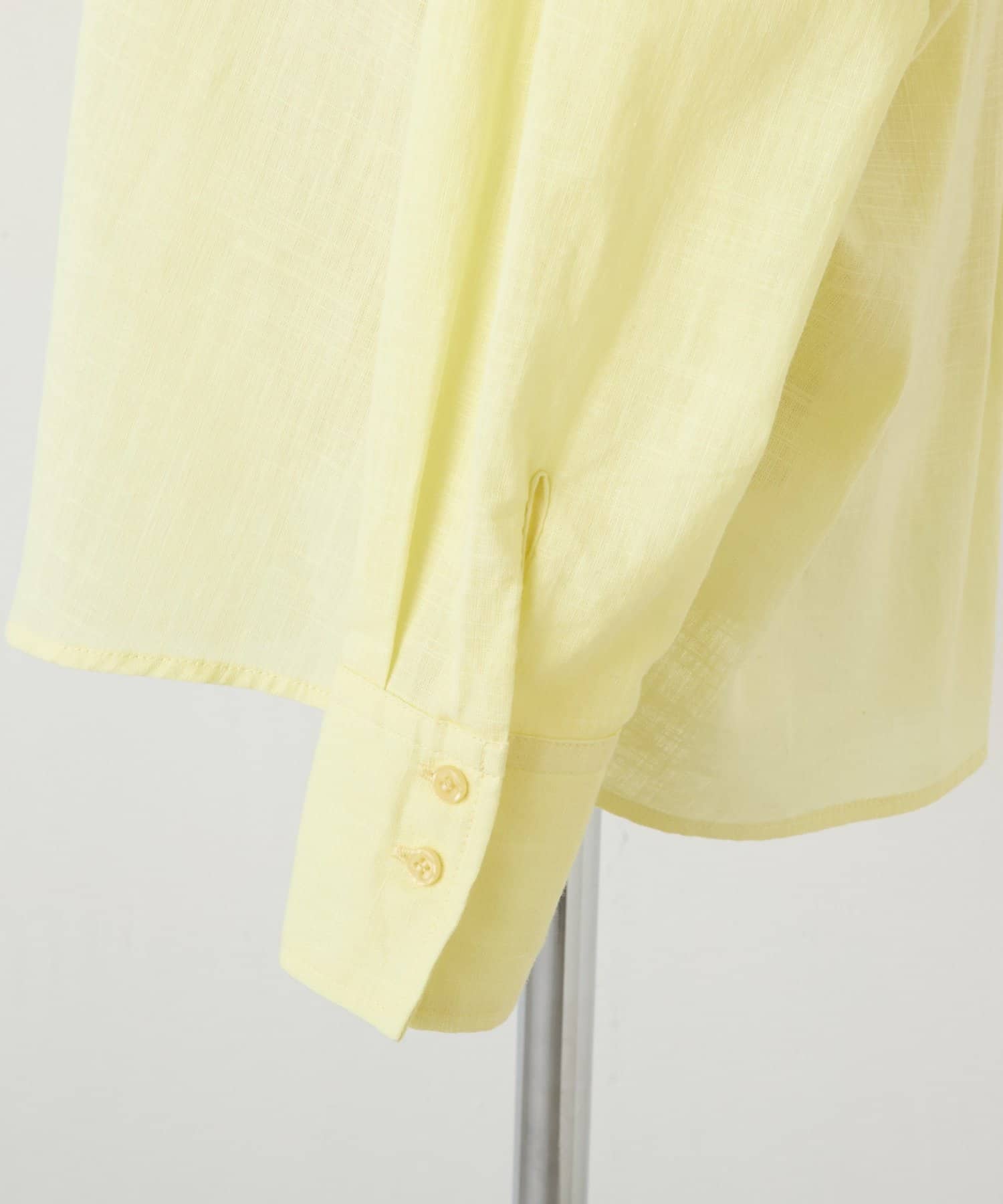 COLLAGE GALLARDAGALANTE(コラージュ ガリャルダガランテ) 【涼しく着れる】麻混バックツイストシャツ