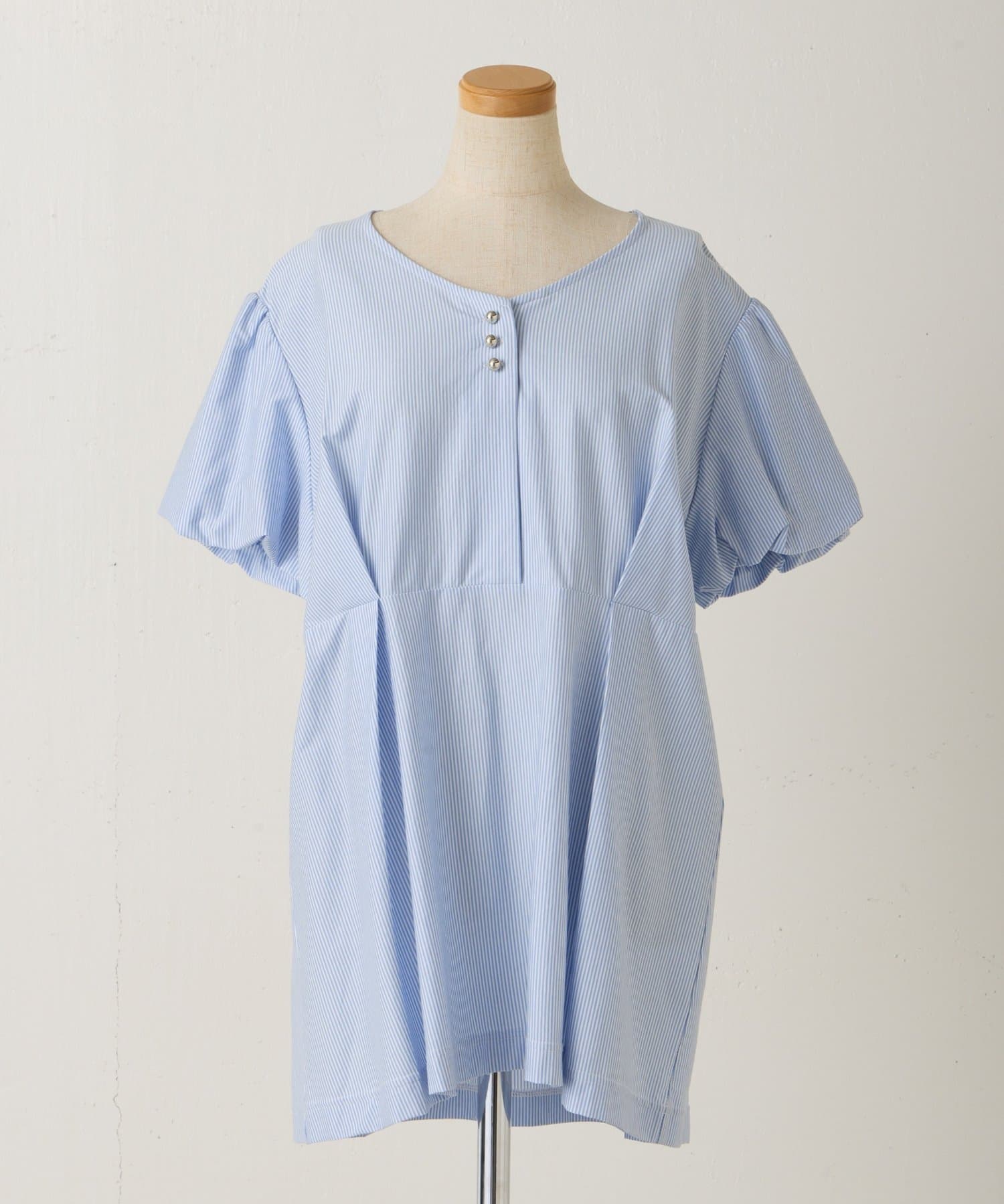 COLLAGE GALLARDAGALANTE(コラージュ ガリャルダガランテ) 【スタイルアップ/上品見え】カットタックカットソー