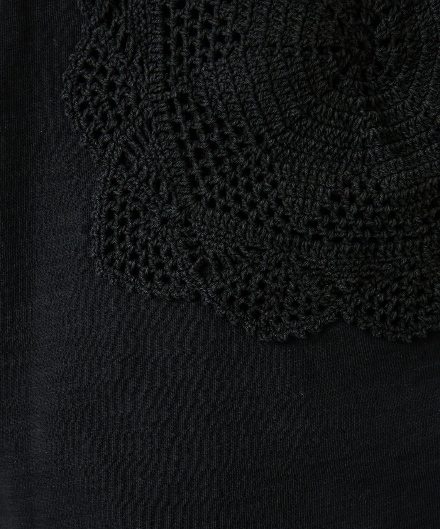 COLLAGE GALLARDAGALANTE(コラージュ ガリャルダガランテ) 【1枚でも決まる】クロシェドッキングTシャツ