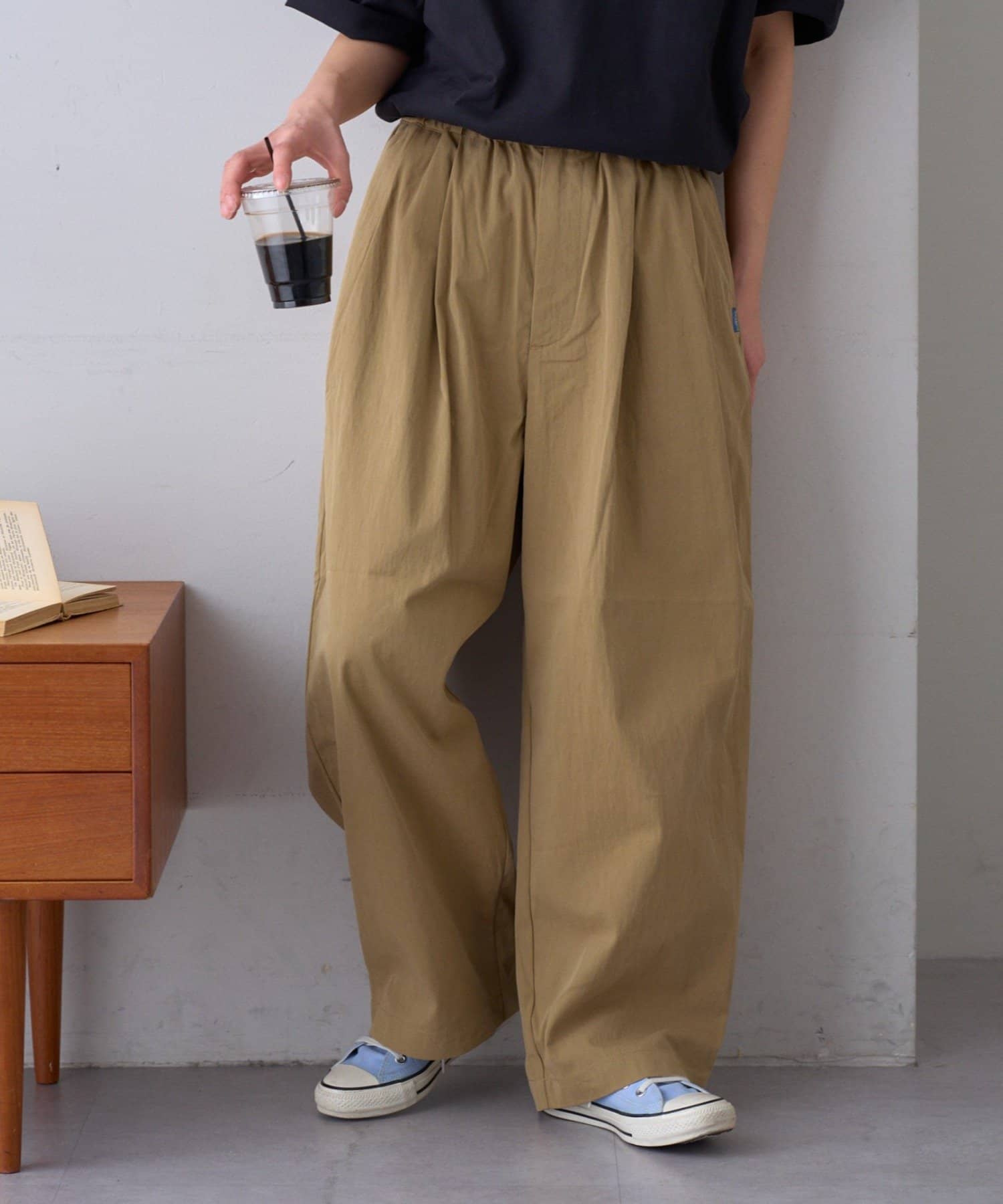 CIAOPANIC TYPY(チャオパニックティピー) 【GEVACO】ギャザーテーパードパンツ