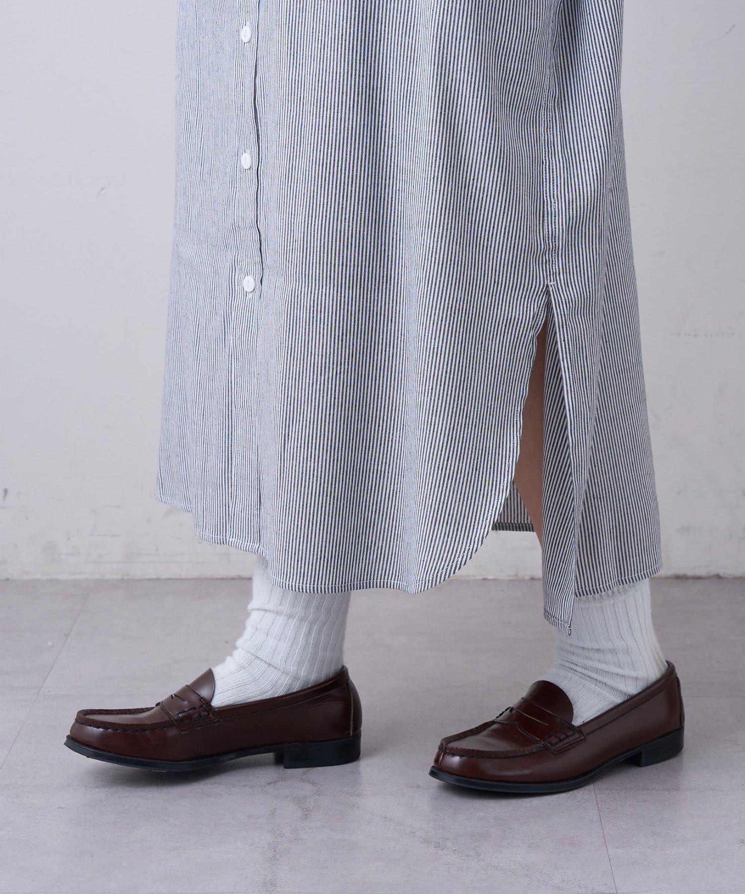 CIAOPANIC TYPY(チャオパニックティピー) 【GEVACO】綿麻半袖シャツワンピース