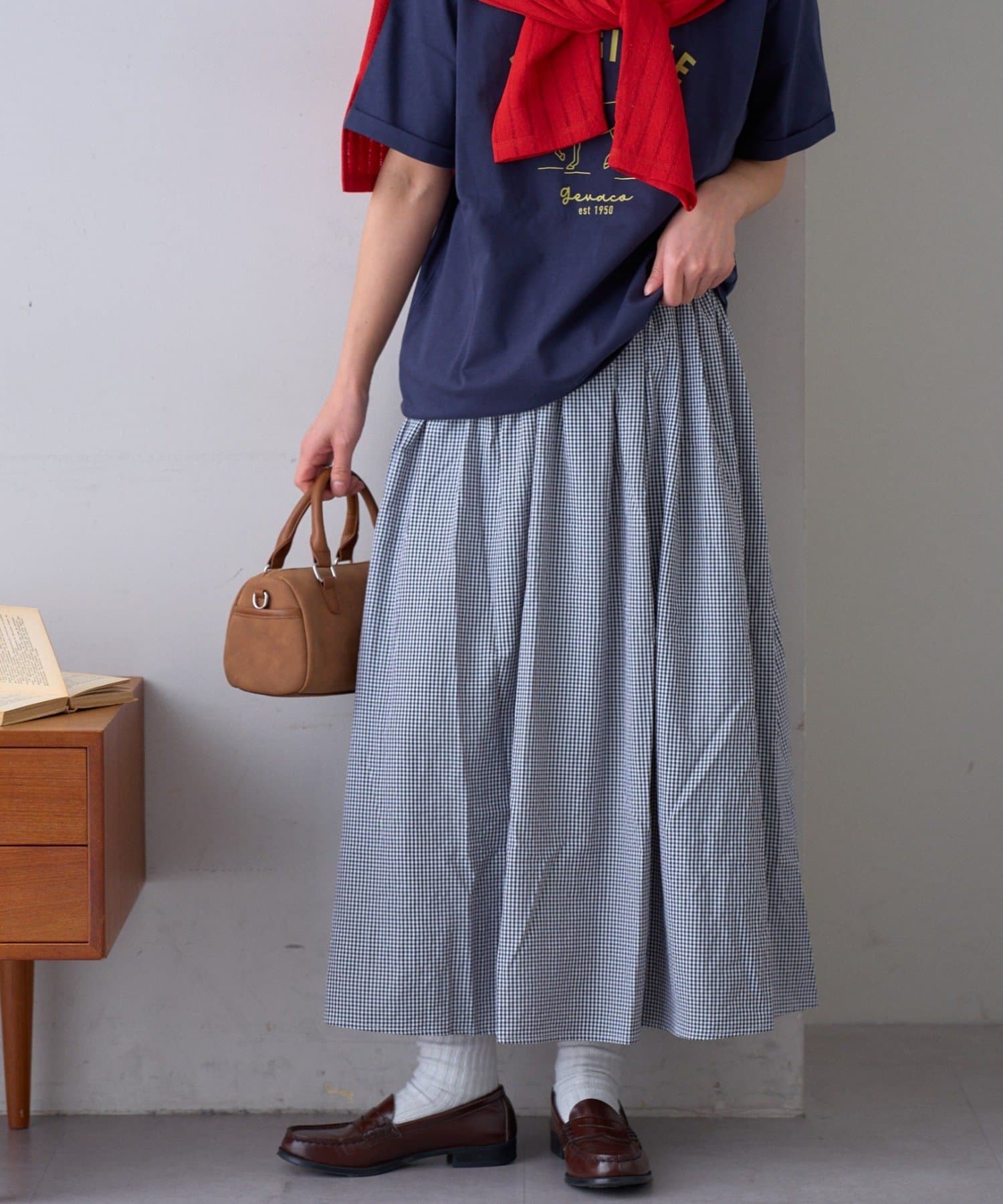 CIAOPANIC TYPY(チャオパニックティピー) 【GEVACO】ギャザーロングスカート