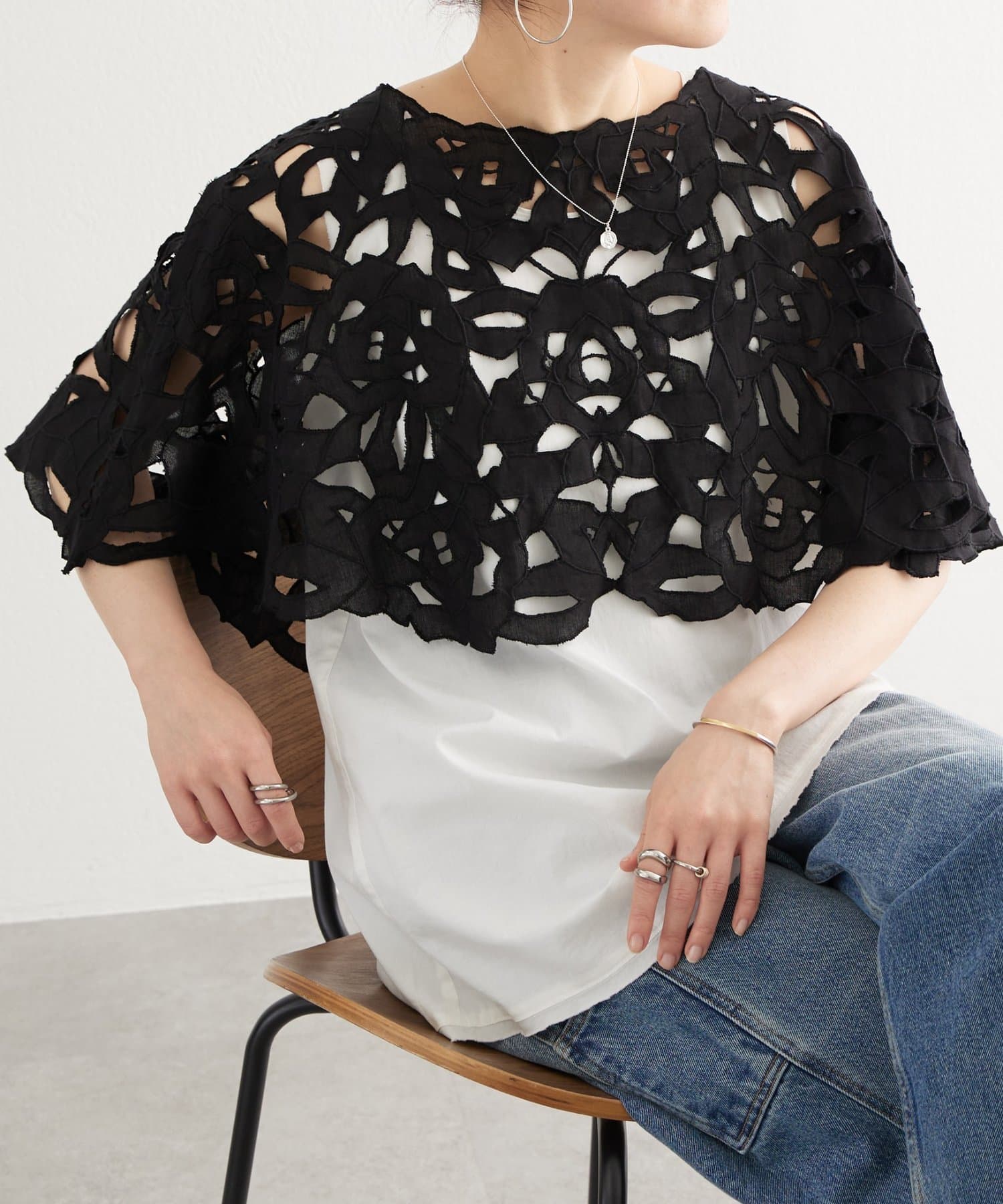 BEARDSLEY(ビアズリー) カットワークボレロ