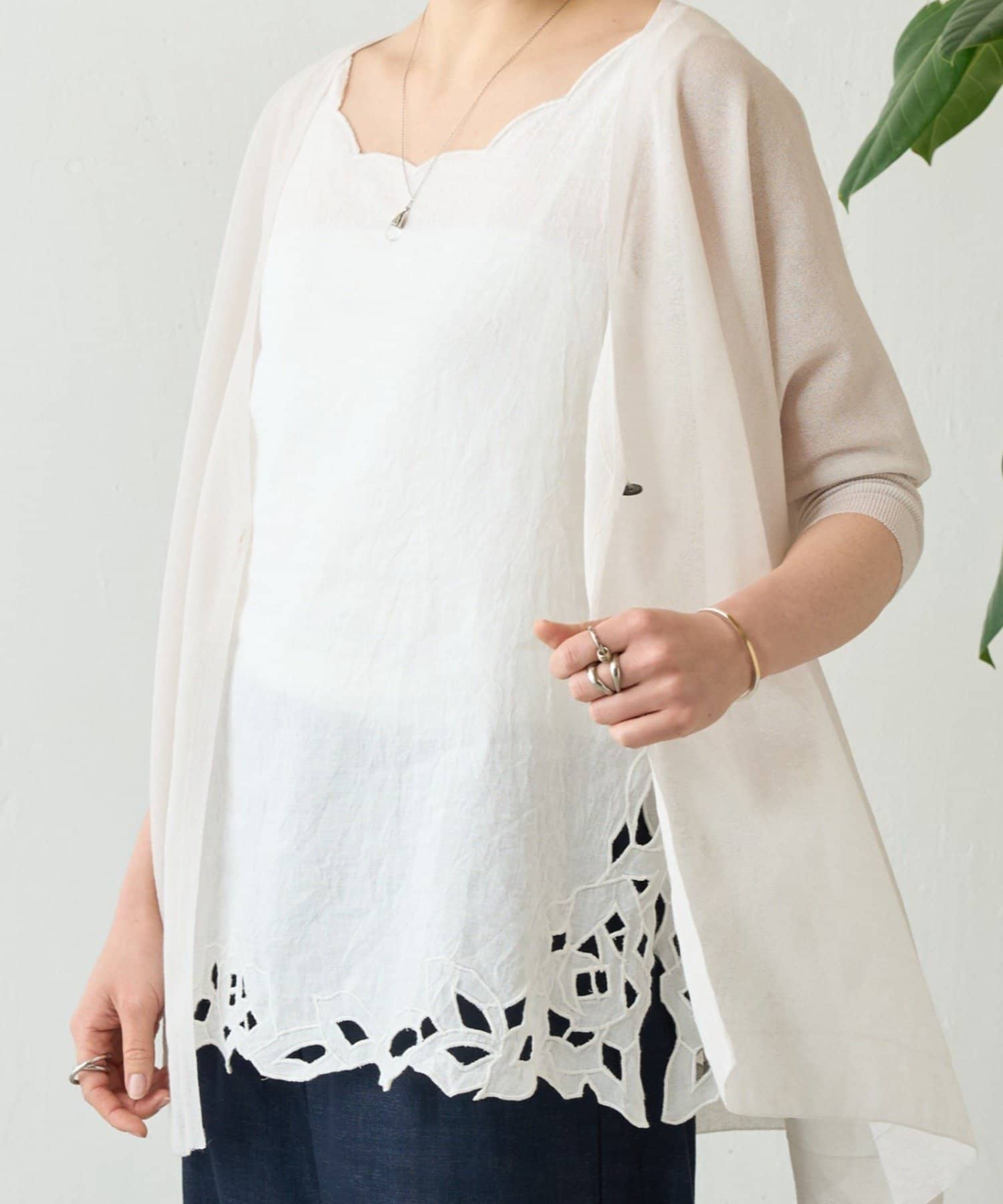 近日予約開始予定》カットワークタンク | BEARDSLEY(ビアズリー