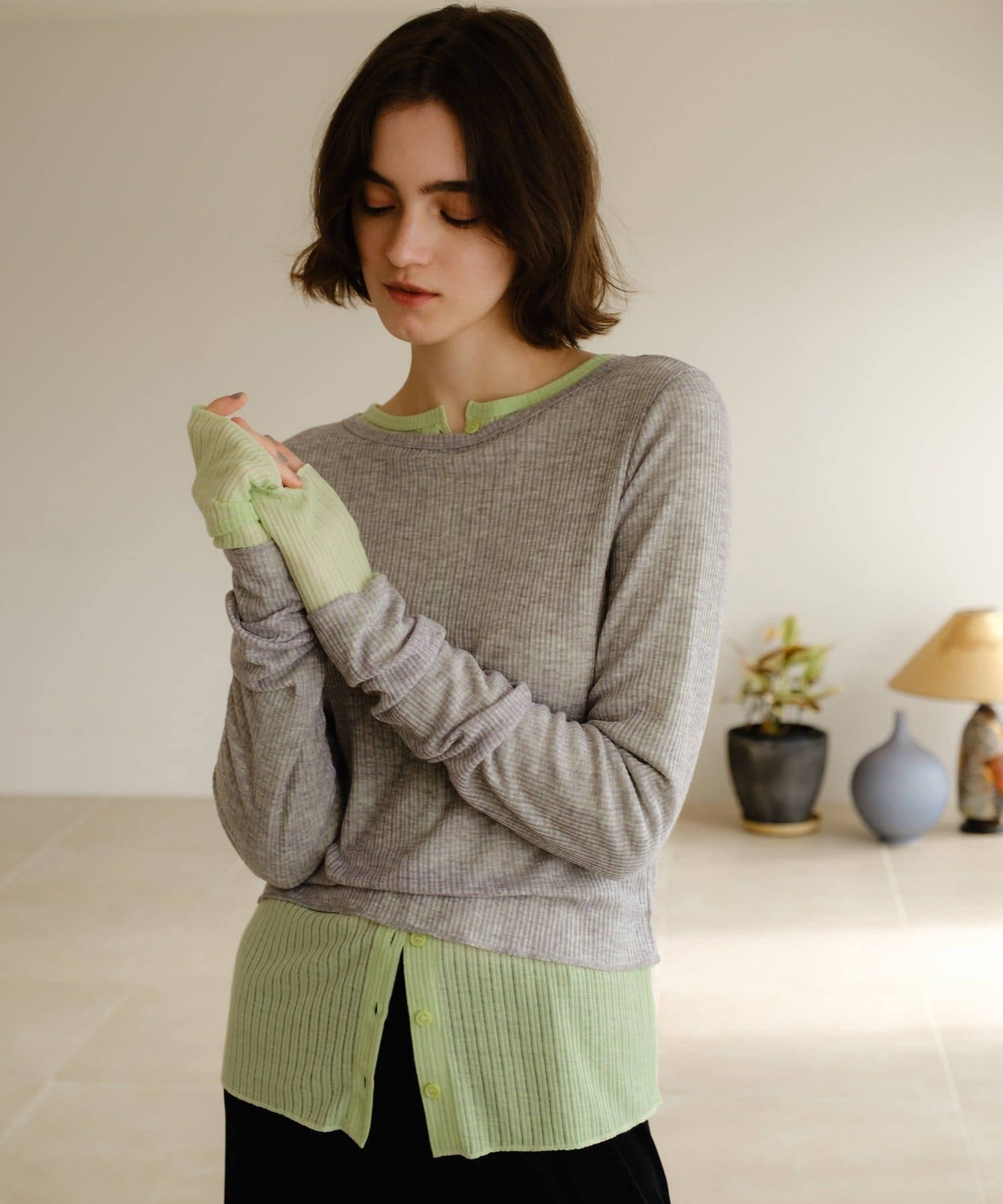 SHENERY(シーナリー) レイヤードPack Tee