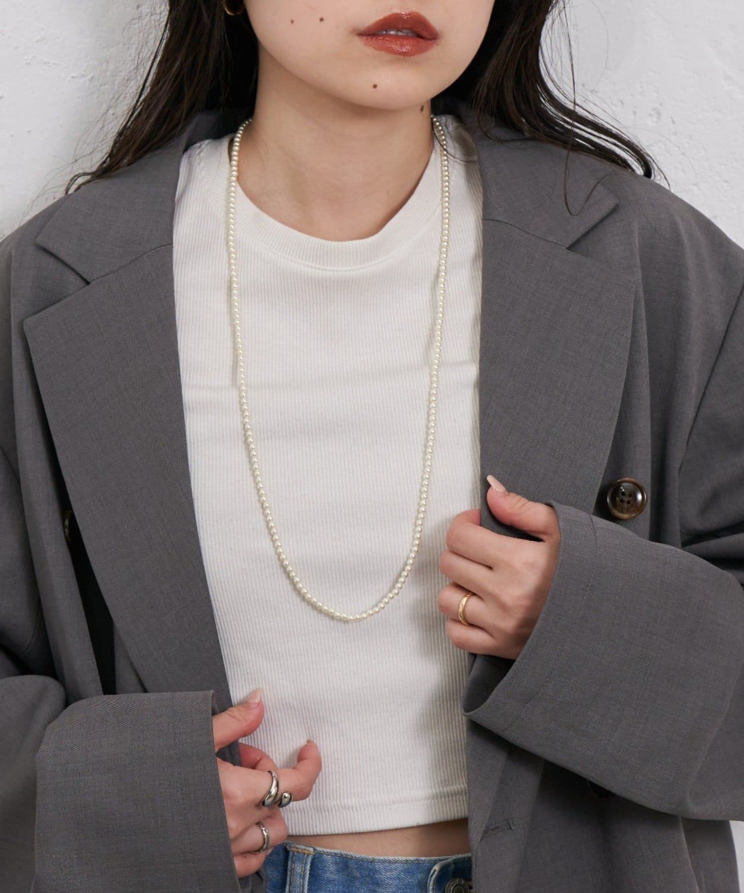 CIAOPANIC TYPY(チャオパニックティピー) : lilスモールパールネックレス