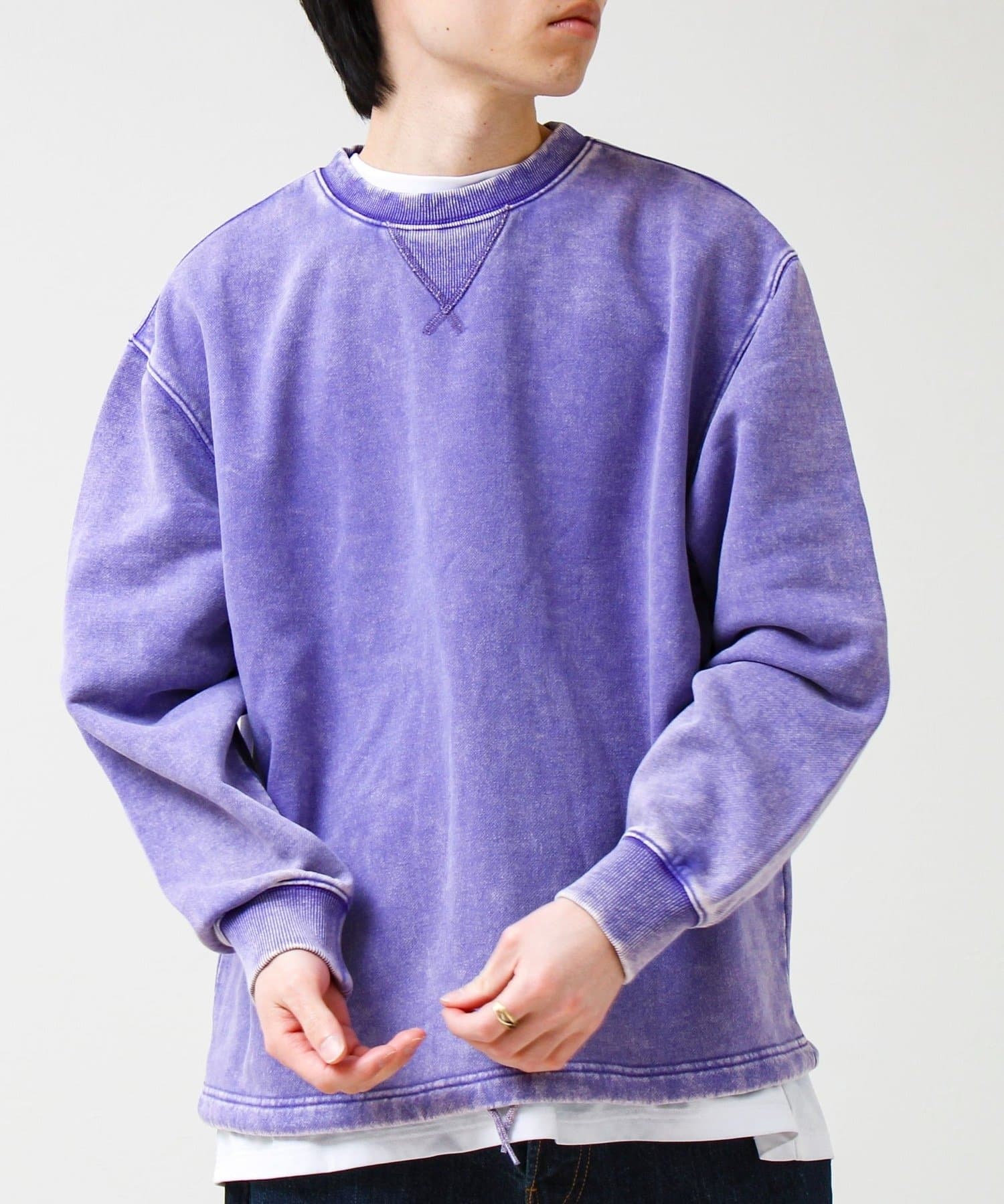 FREDY & GLOSTER(フレディ アンド グロスター) カラフルスノーパウダー 裏毛プルオーバースウェット