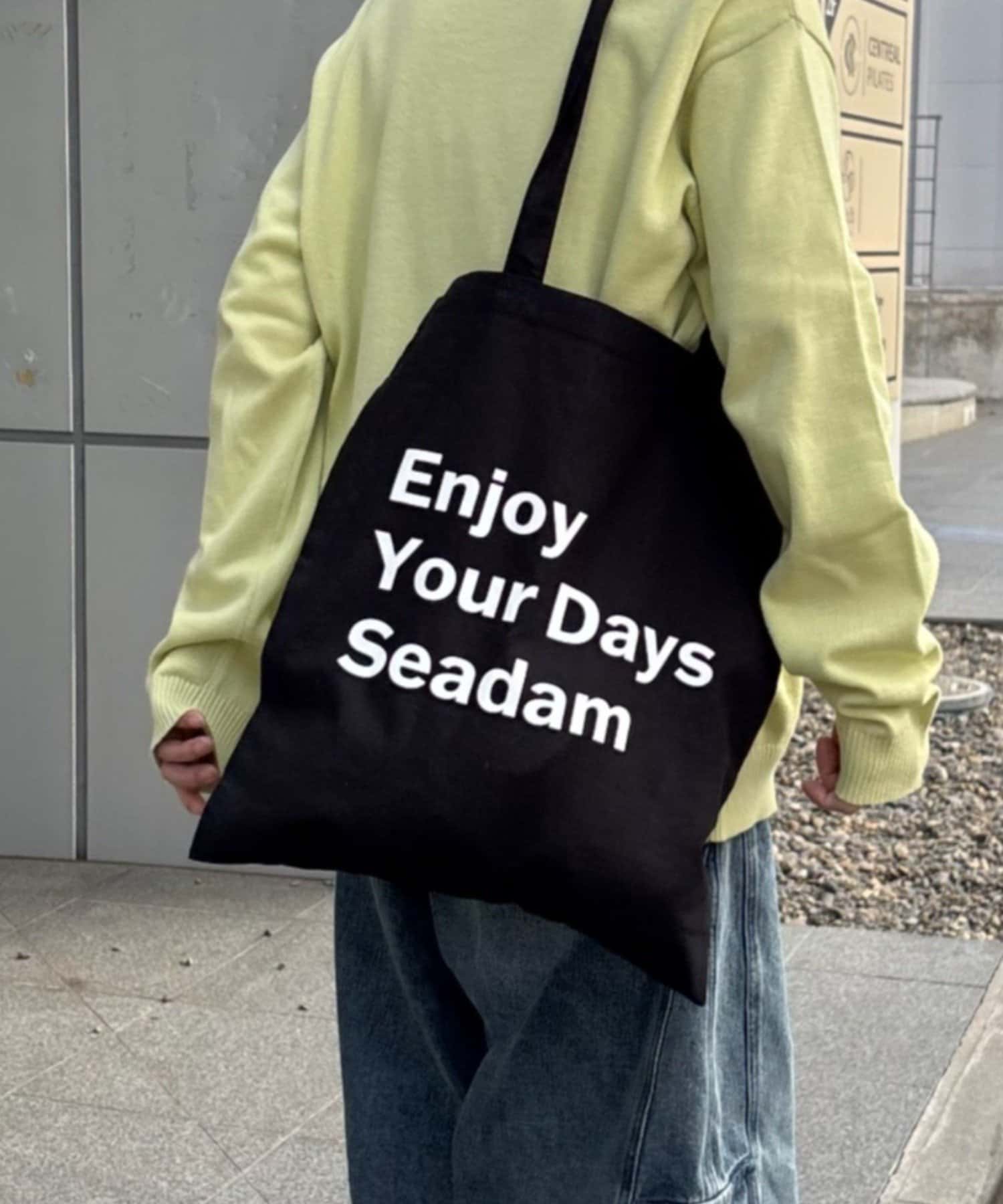 CIAOPANIC TYPY(チャオパニックティピー) 【WEB限定】【SEADAM】メッセージプリントトートバッグ