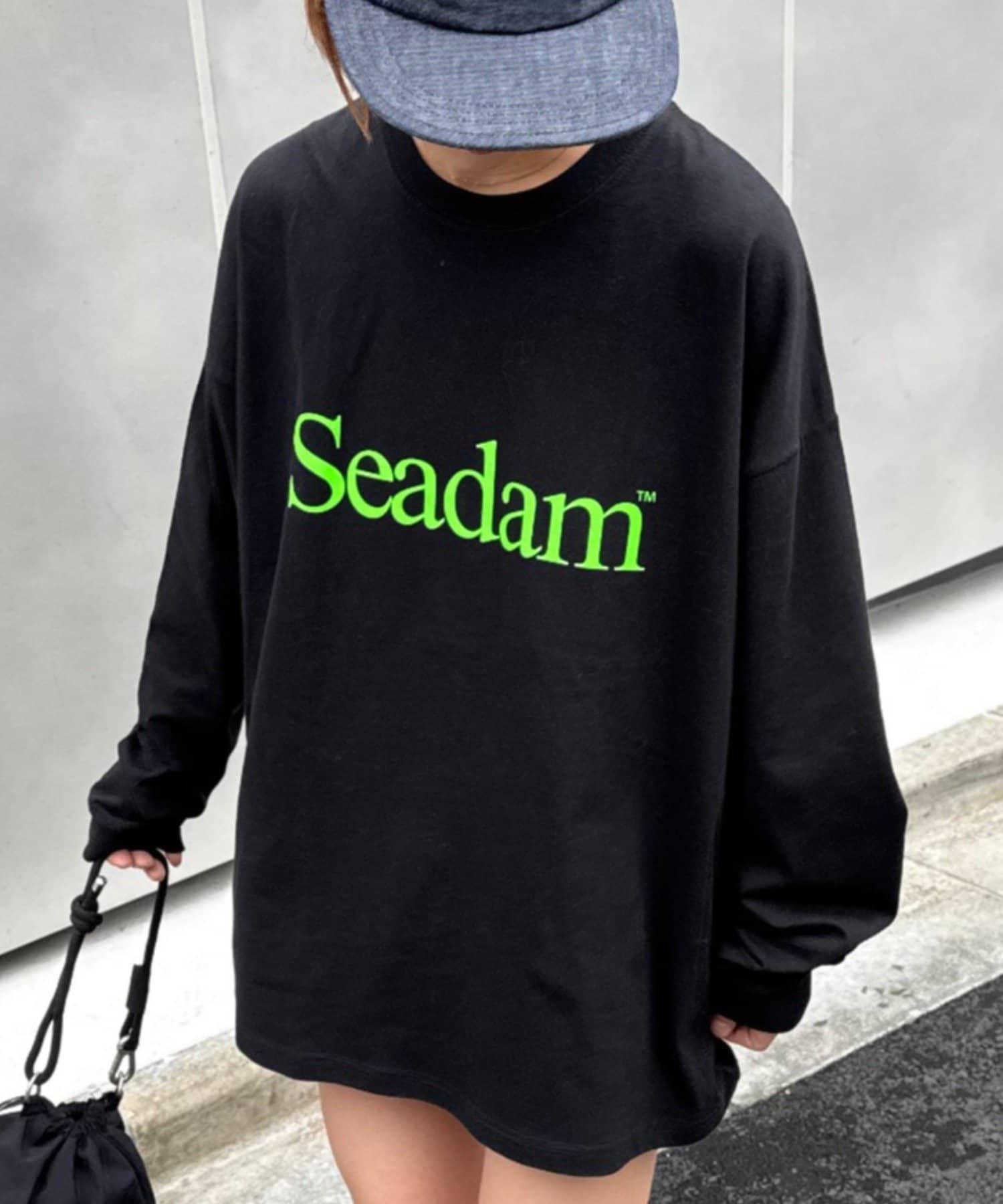 CIAOPANIC TYPY(チャオパニックティピー) 【WEB限定】SEADAMビッグシルエットロゴロンTEE