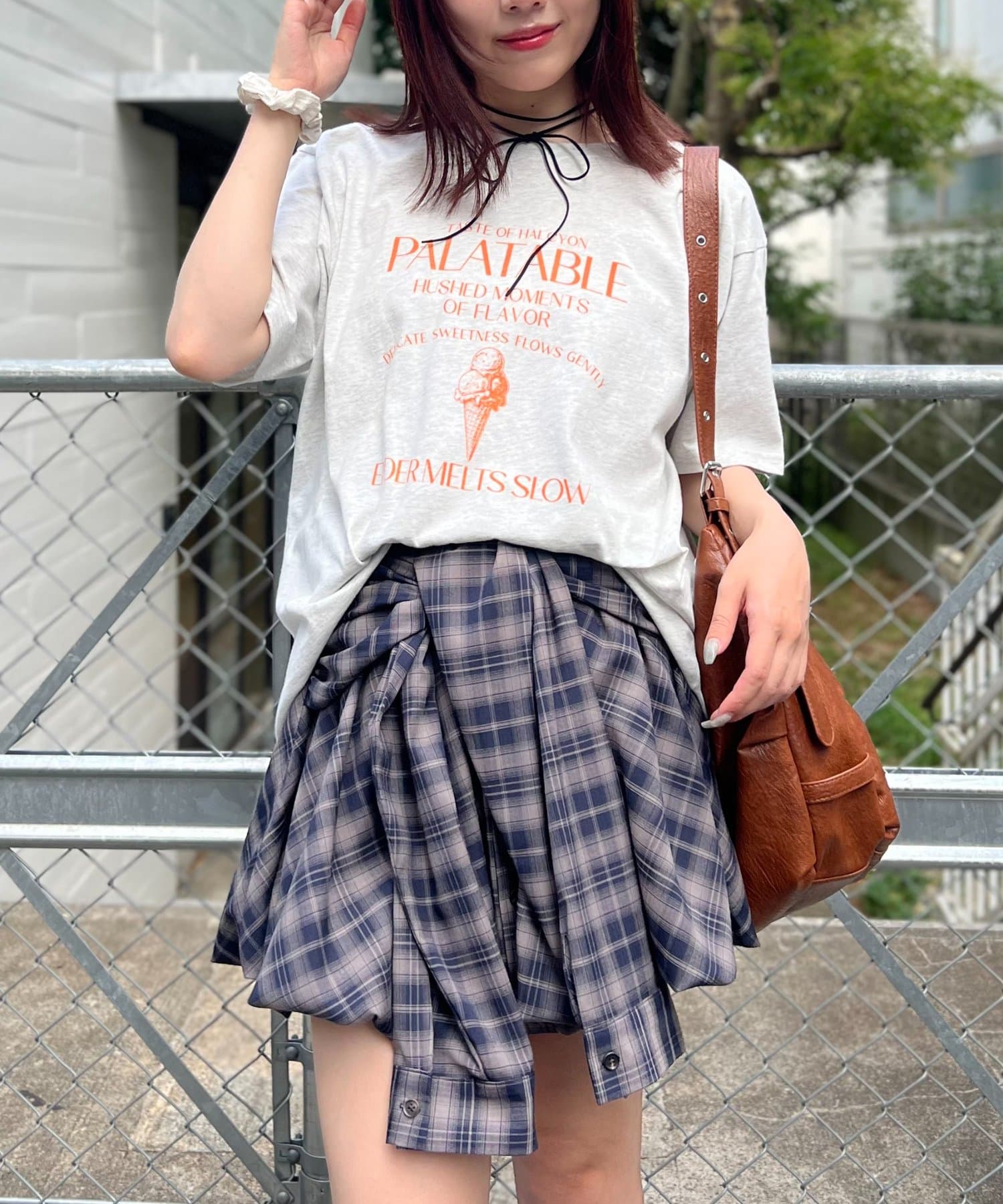 OUTLET(アウトレット) 【w closet】アイスプリントBIGTee