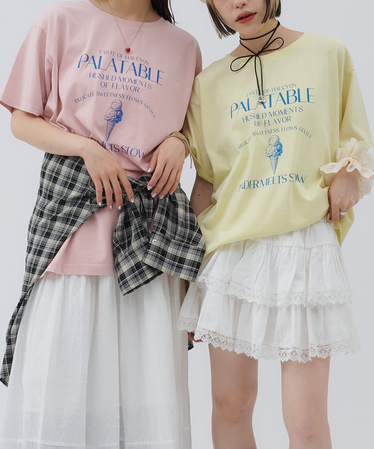 OUTLET(アウトレット) 【w closet】アイスプリントBIGTee