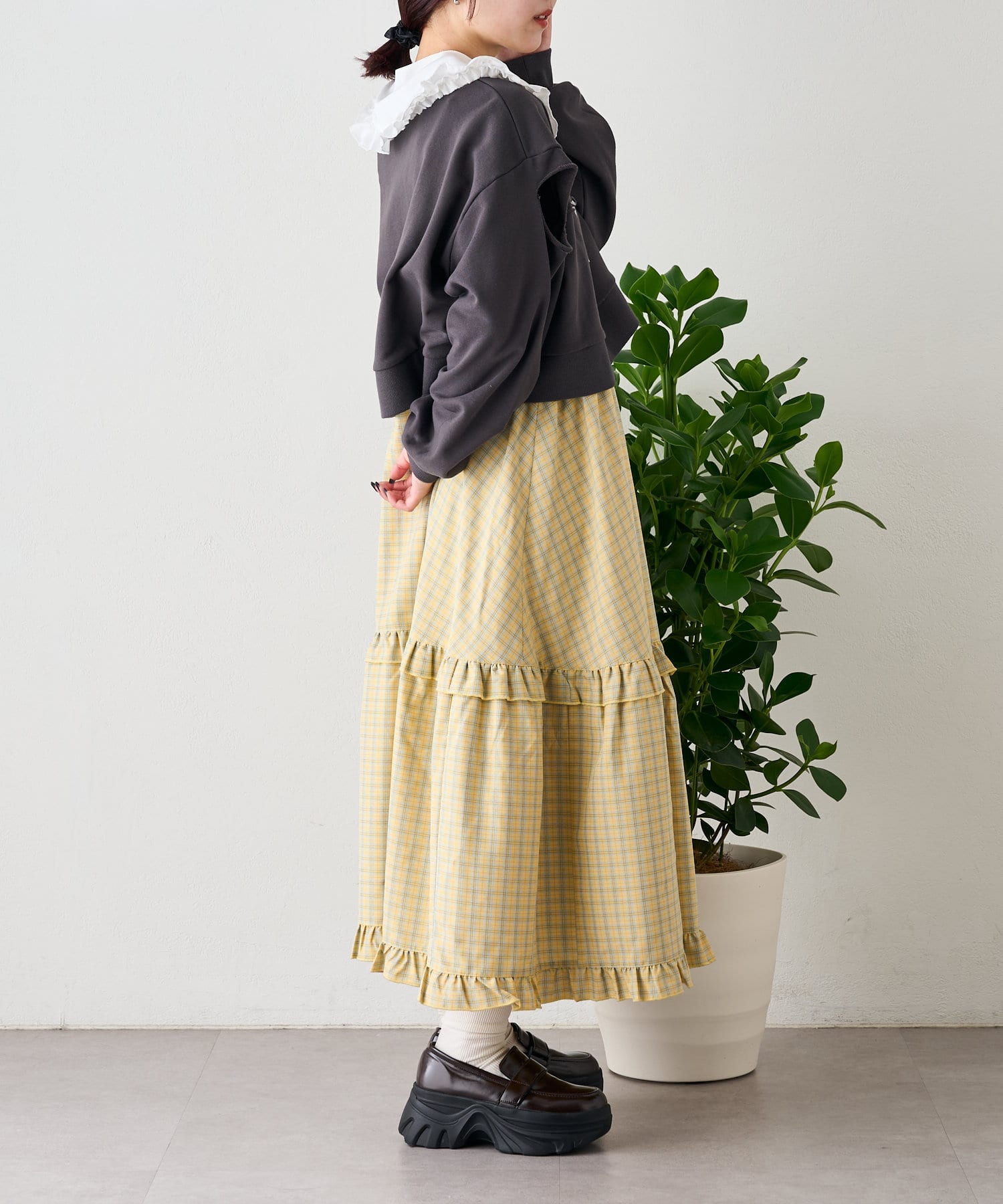 OUTLET(アウトレット) 【w closet】肩スリットロゴスウェット