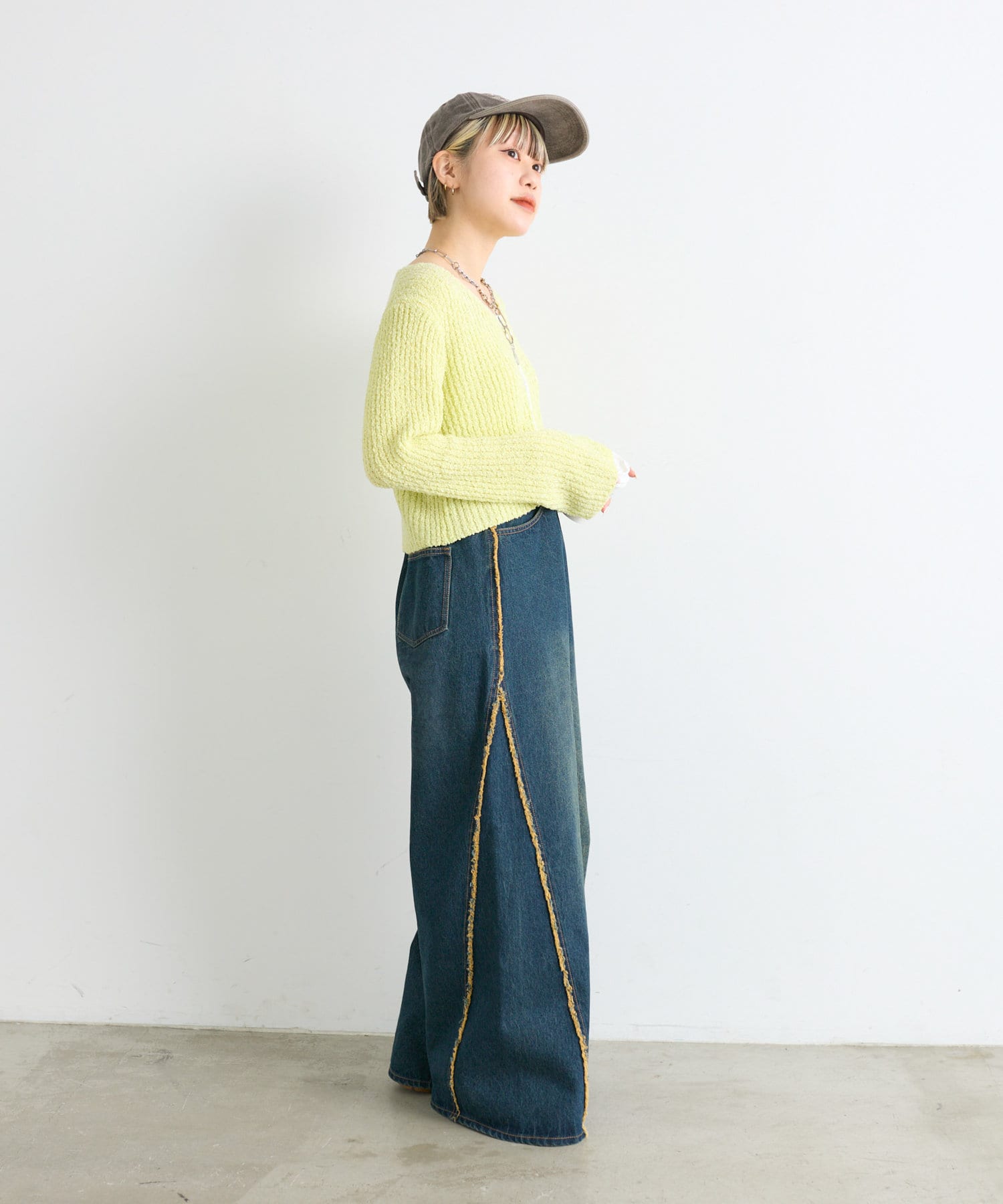 OUTLET(アウトレット) 【w closet】スラブホックカーディガン