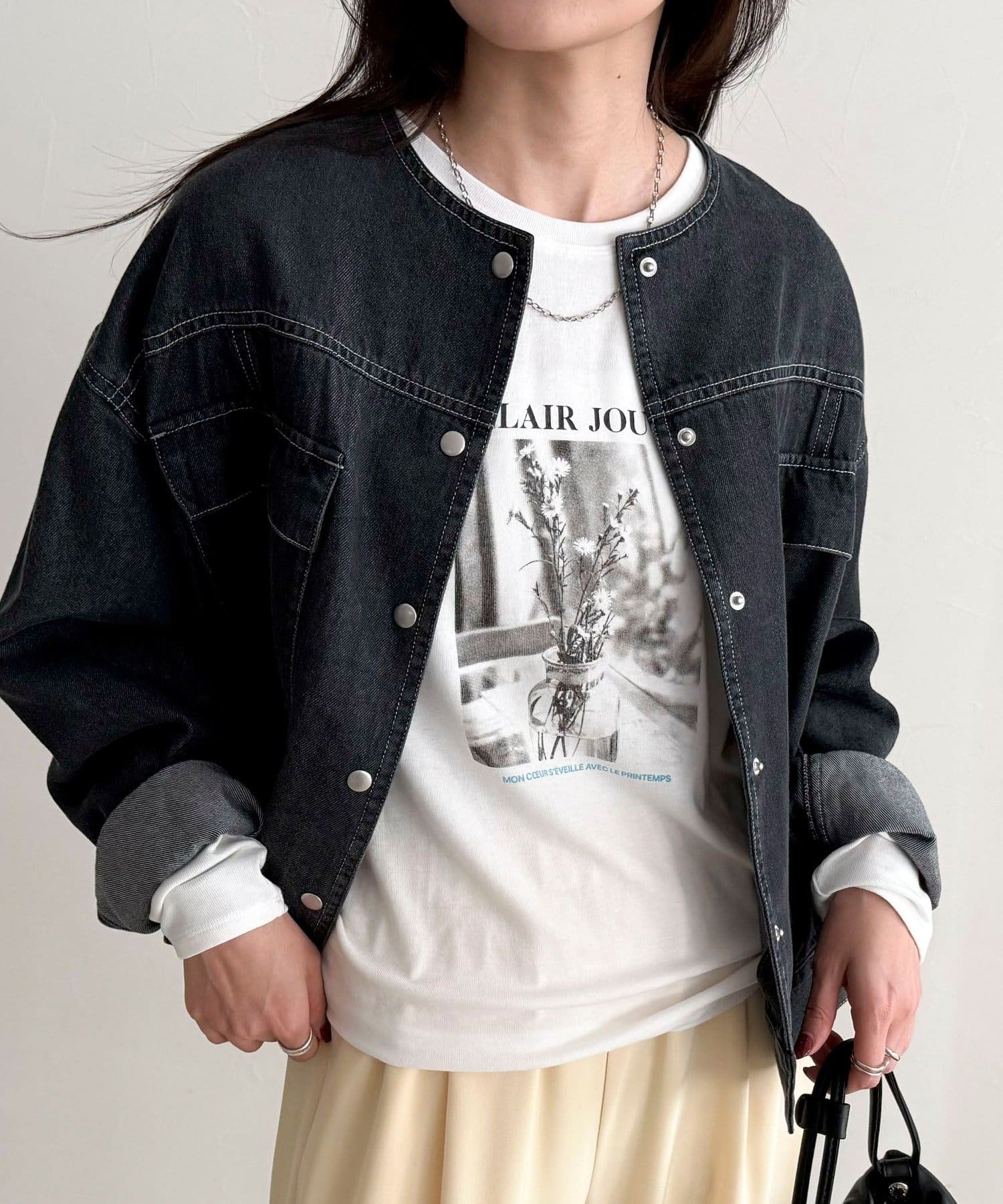 FREDY & GLOSTER(フレディ アンド グロスター) シアーphotoロンTシャツ