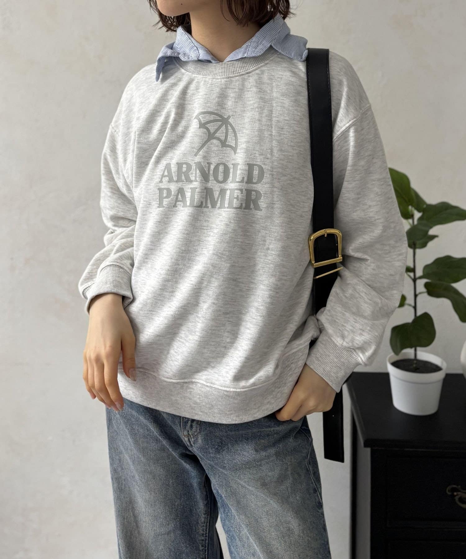 LOCUST(ローカスト) 【ARNOLD PALMER】TC裏毛プリントプルオーバー