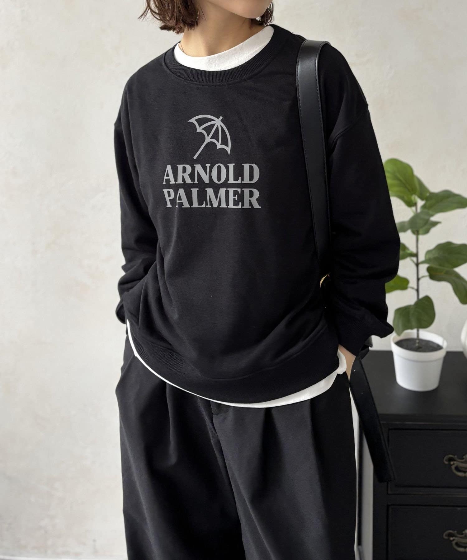 LOCUST(ローカスト) 【ARNOLD PALMER】TC裏毛プリントプルオーバー