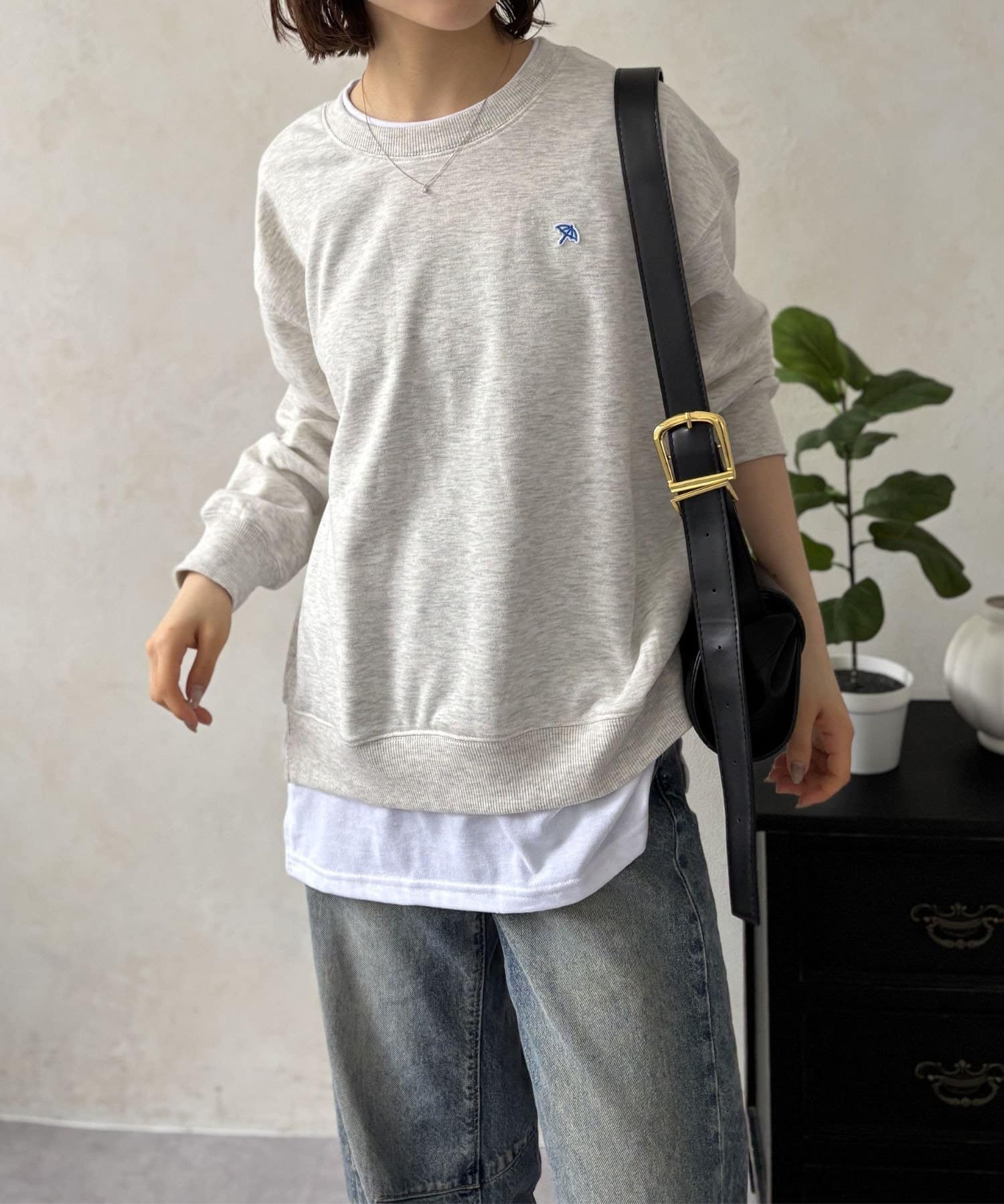 LOCUST(ローカスト) 【ARNOLD PALMER】TC裏毛レイヤード風プルオーバー