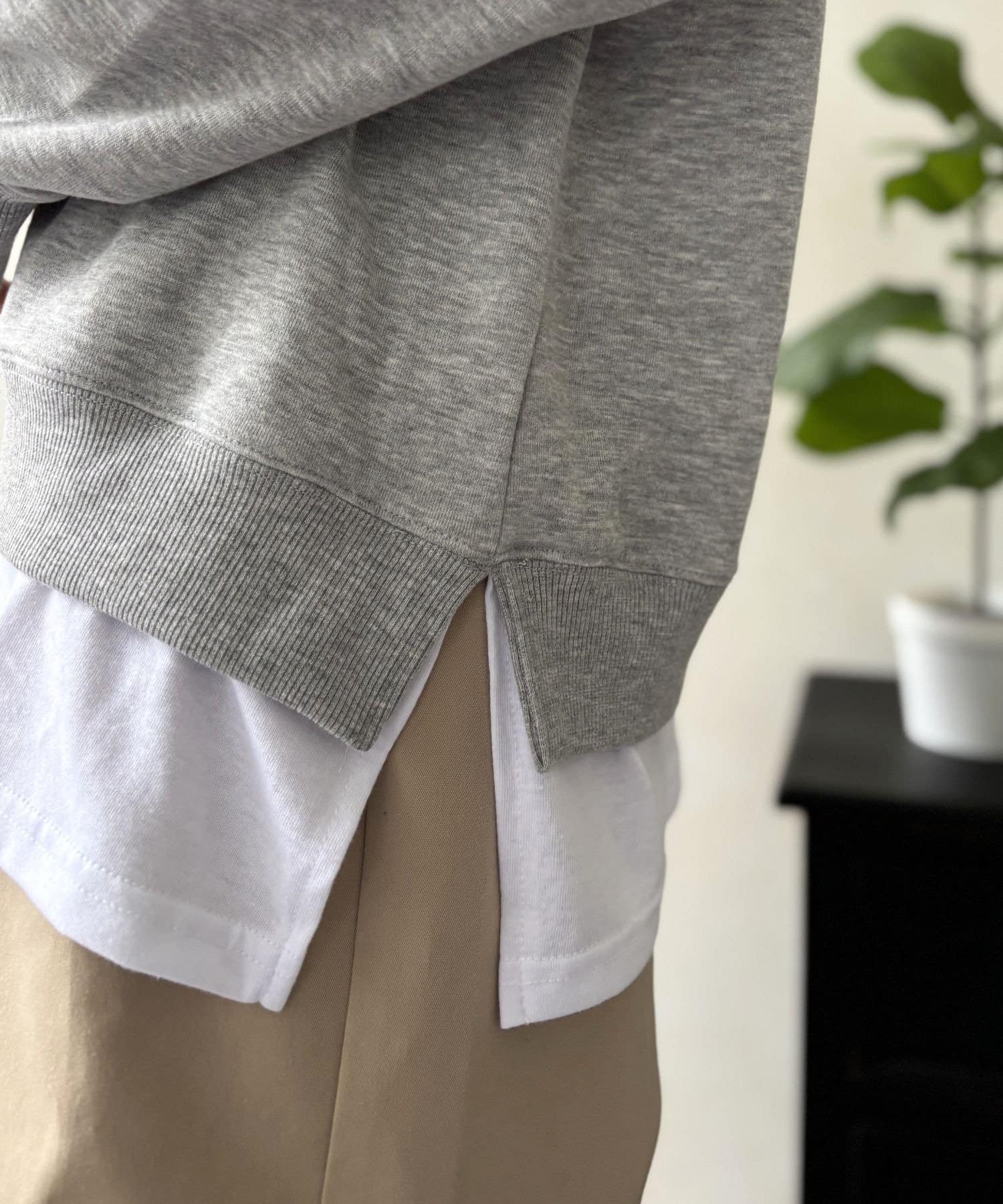 LOCUST(ローカスト) 【ARNOLD PALMER】TC裏毛レイヤード風プルオーバー