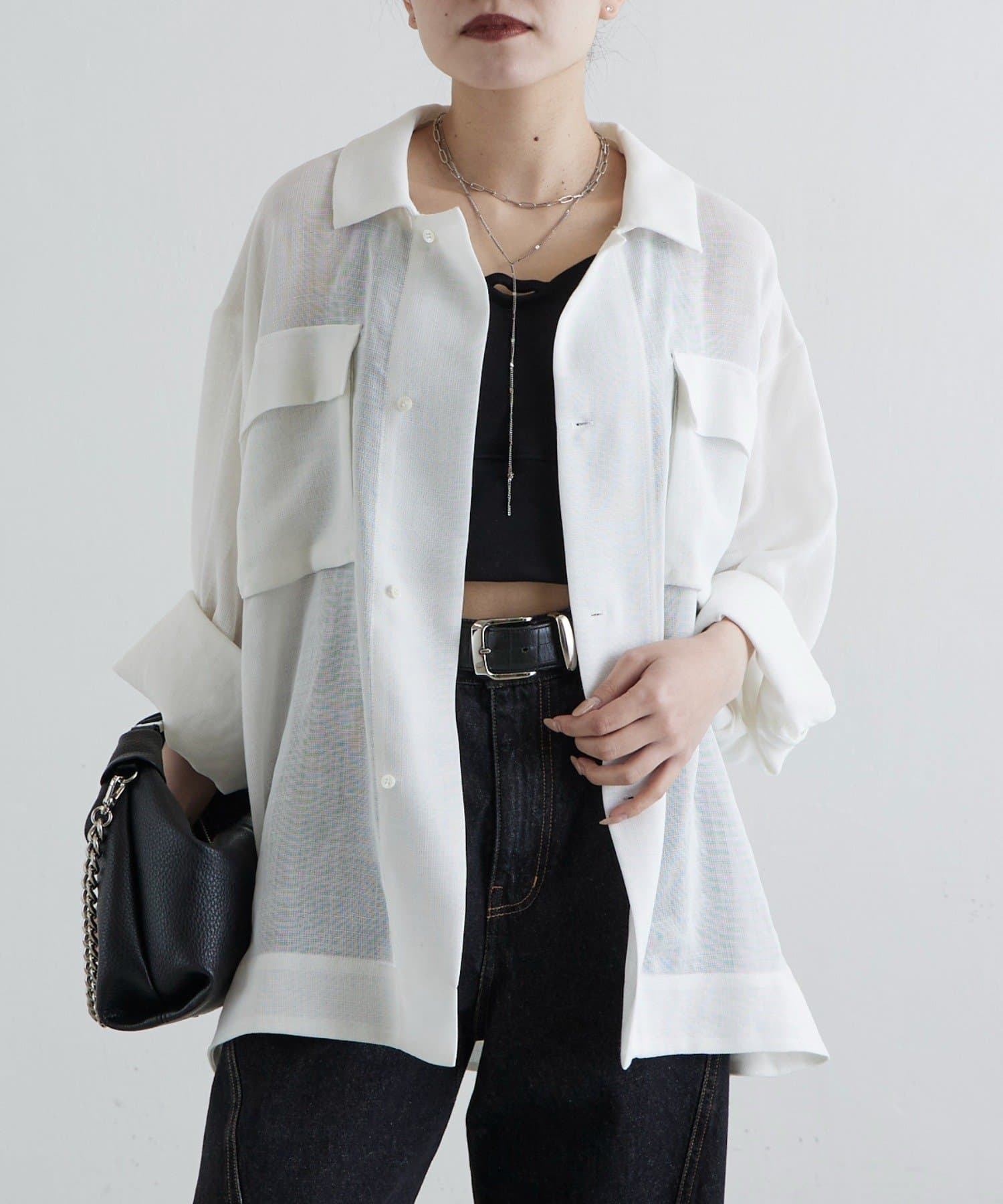 Lui's(ルイス) TECH LINO メッシュシャツ