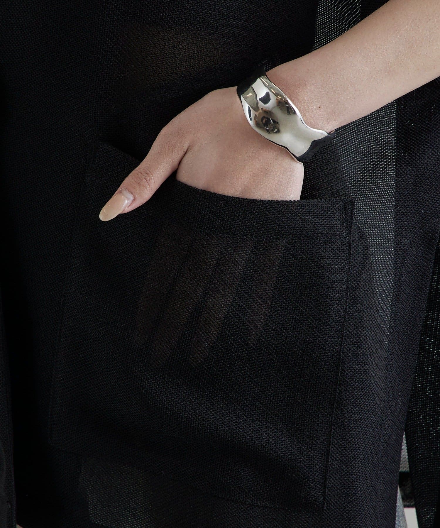 Lui's(ルイス) 【miuセレクト】メッシュ半袖スリットジャケット