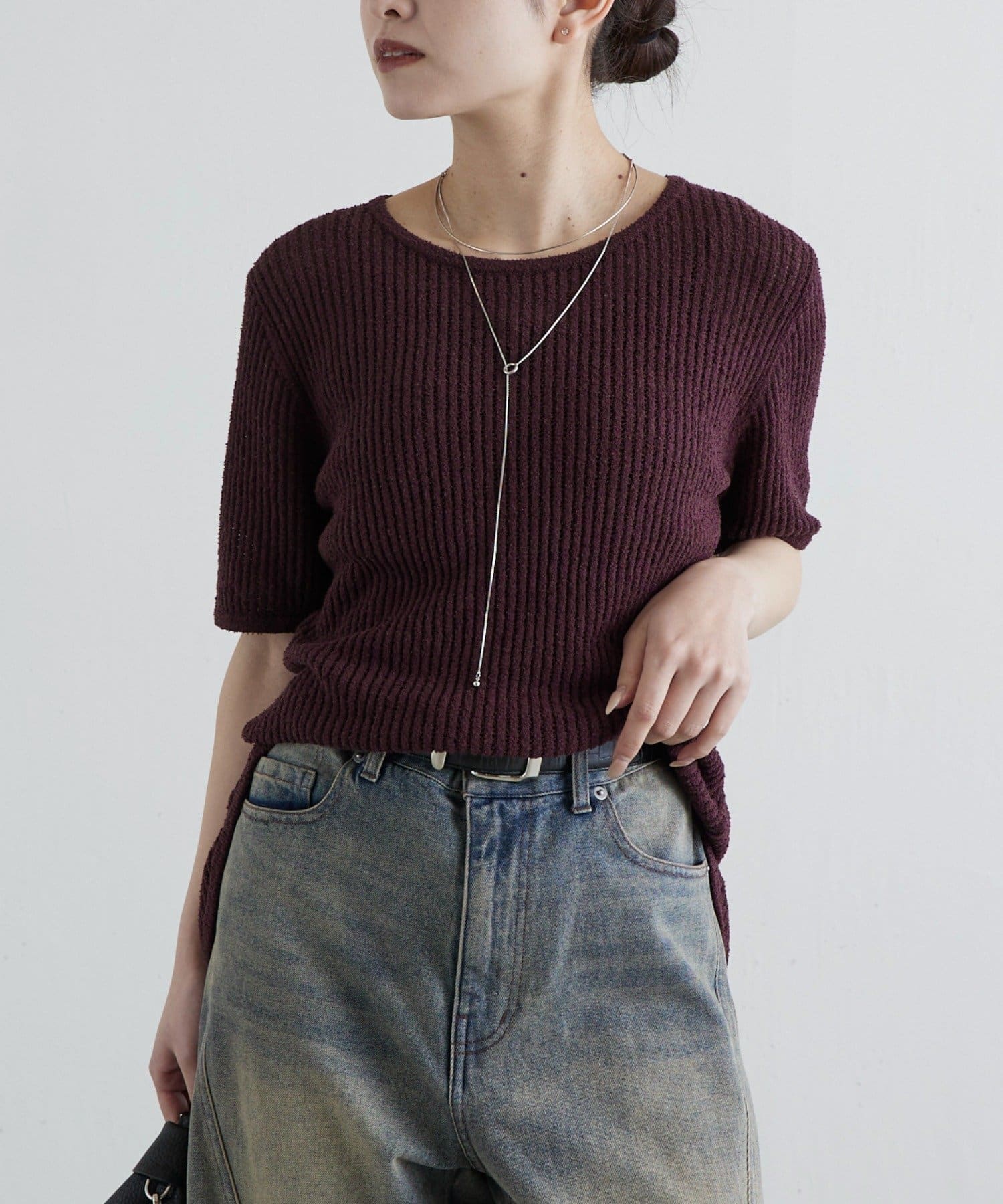 Lui's(ルイス) ブークレーシアーニットトップス