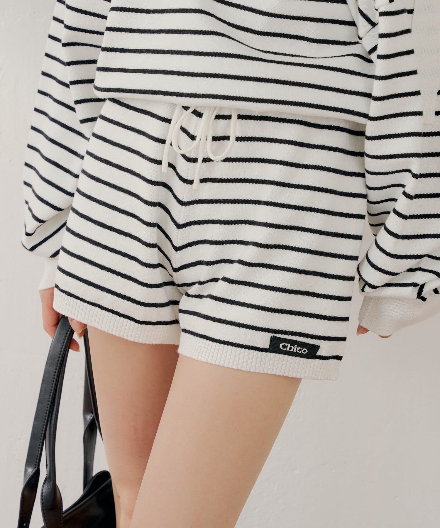 Chico(チコ) 【3/12(木) 0:00～予約開始】コンパクトボーダーショートパンツ