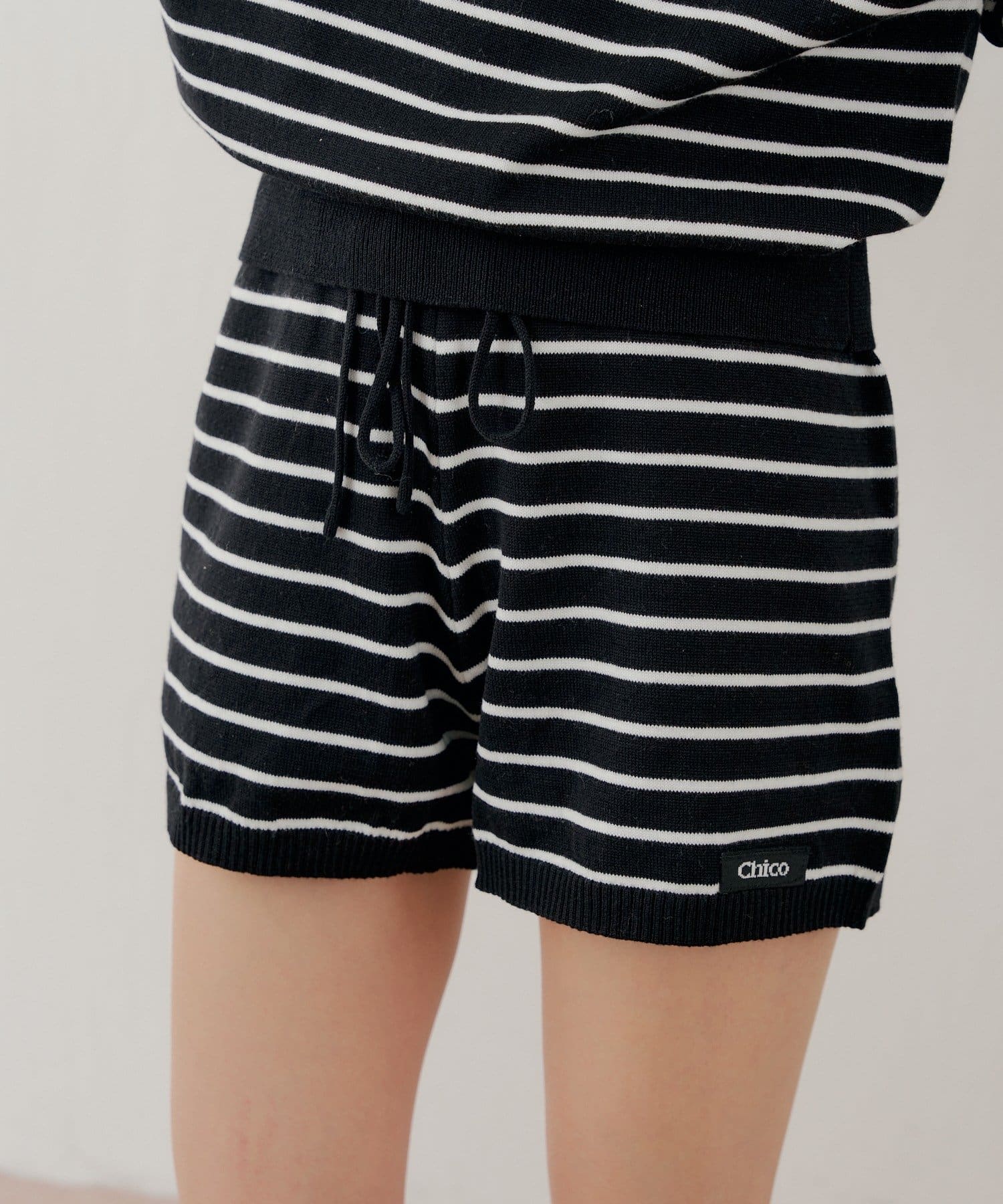 Chico(チコ) 【3/12(木) 0:00～予約開始】コンパクトボーダーショートパンツ