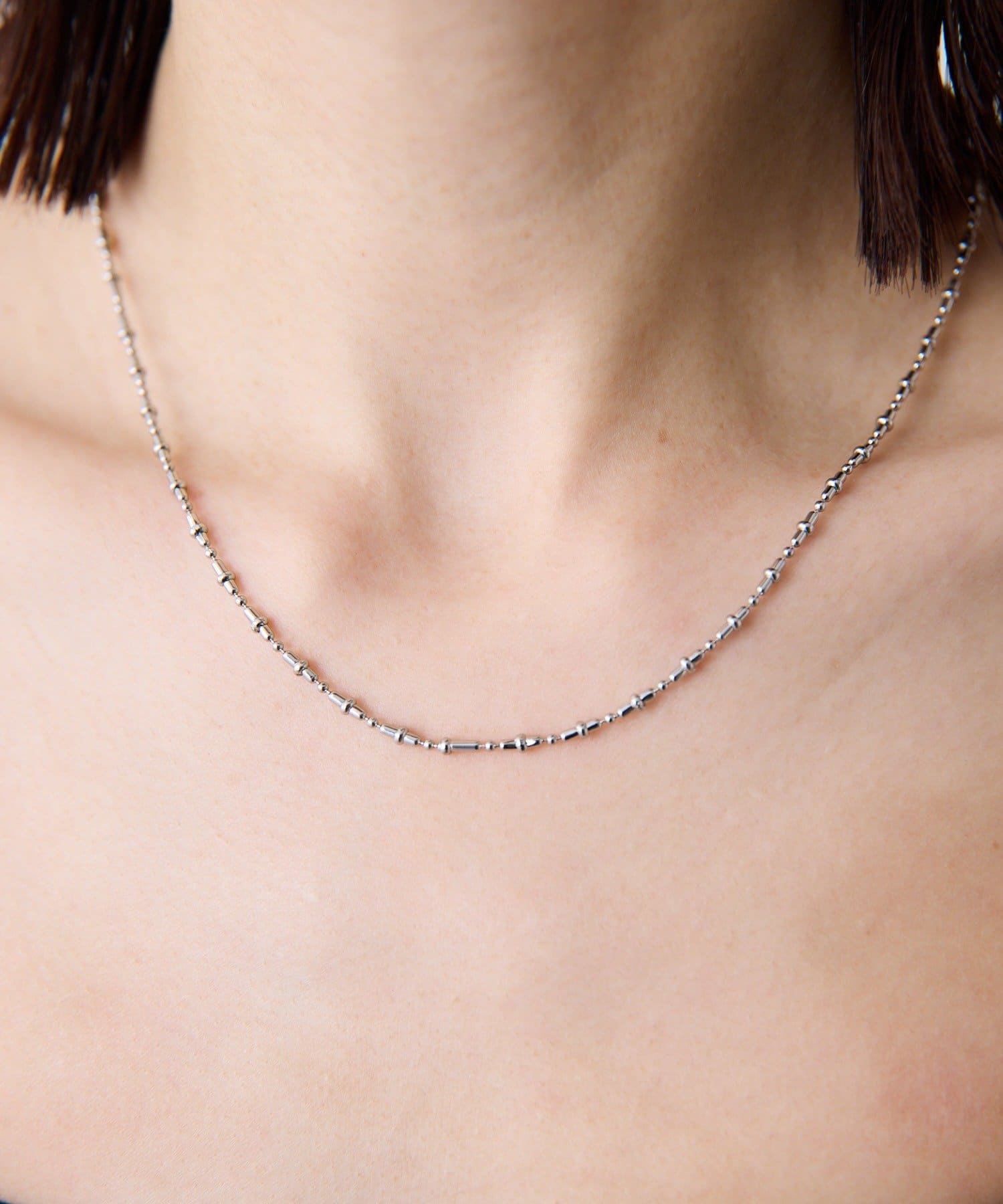 COLLAGE GALLARDAGALANTE(コラージュ ガリャルダガランテ) 【PAPILLONNER/パピヨネ】ボールチェーンアレンジネックレス