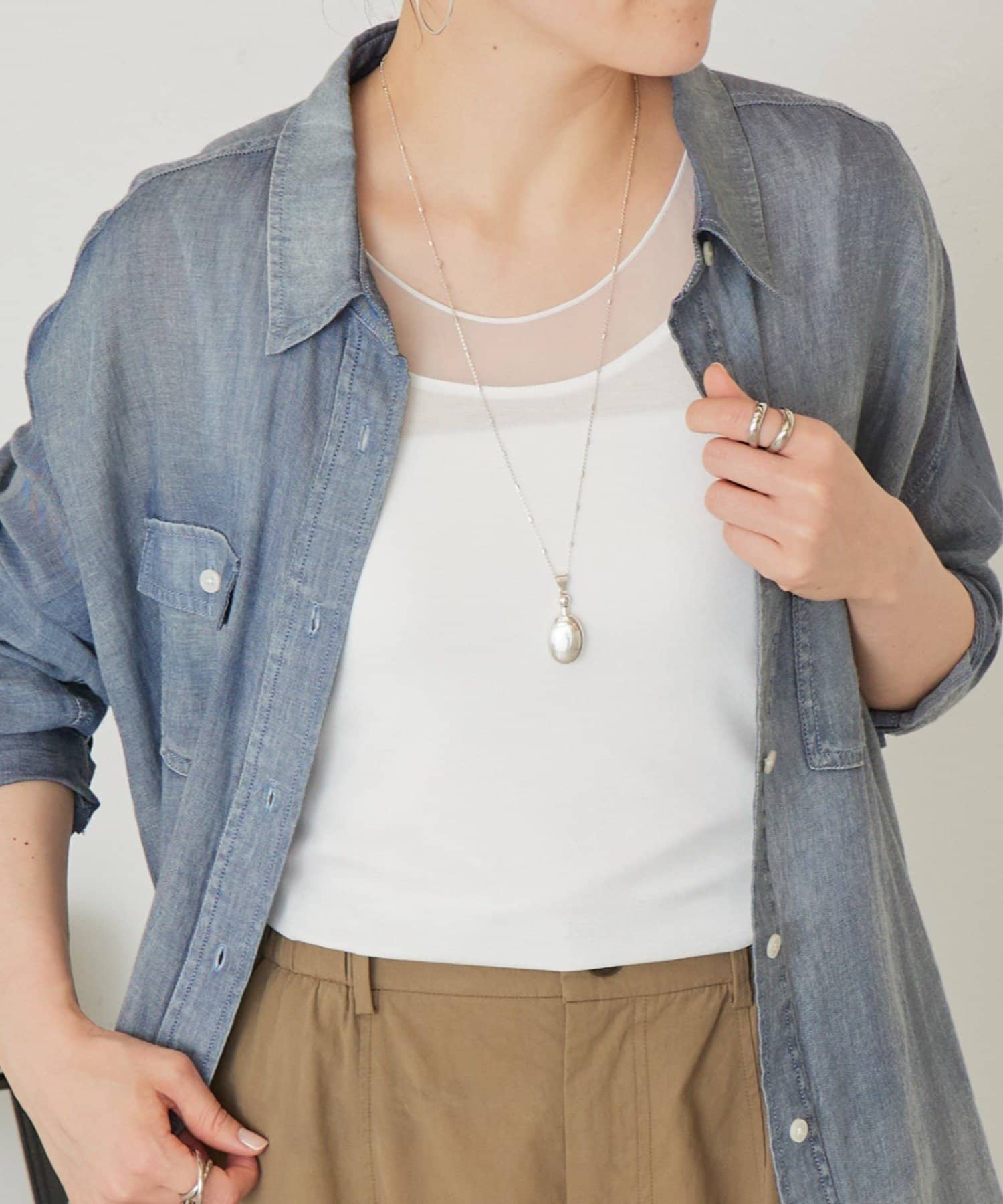 BEARDSLEY(ビアズリー) シアーコンビタンクトップ