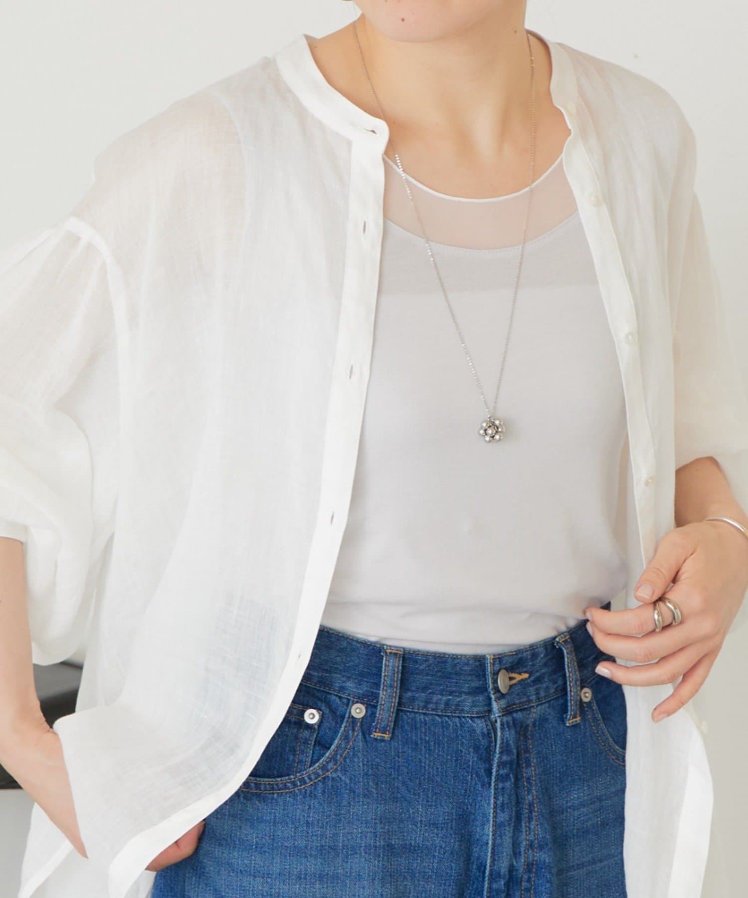 BEARDSLEY(ビアズリー) シアーコンビタンクトップ