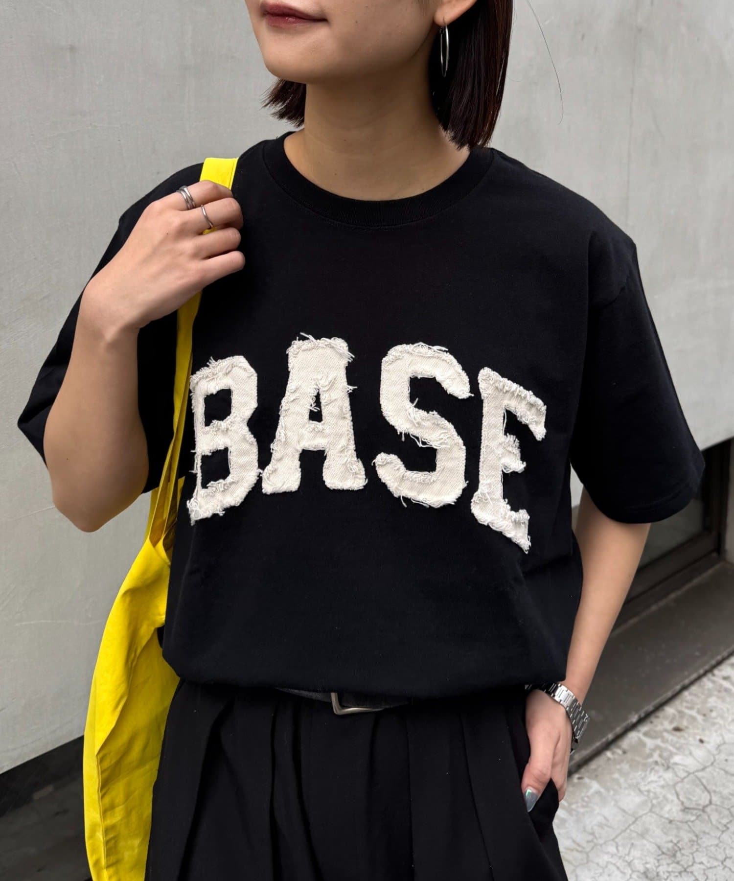 CIAOPANIC TYPY(チャオパニックティピー) 【WEB限定】【UNISEX】BASEアップリケTEE