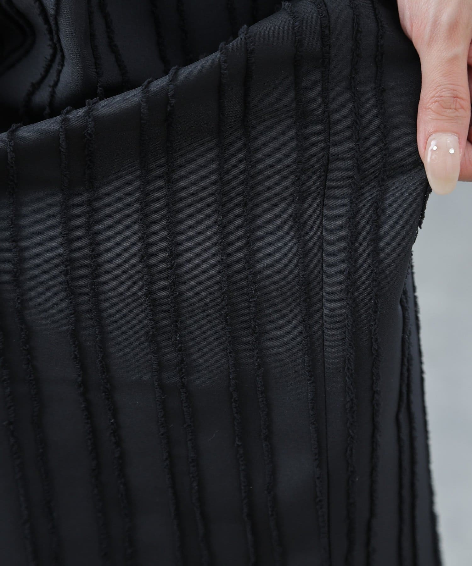 COLONY 2139(コロニー トゥーワンスリーナイン) 【セットアップ対応】フリンジストライプジャガードワイドパンツ