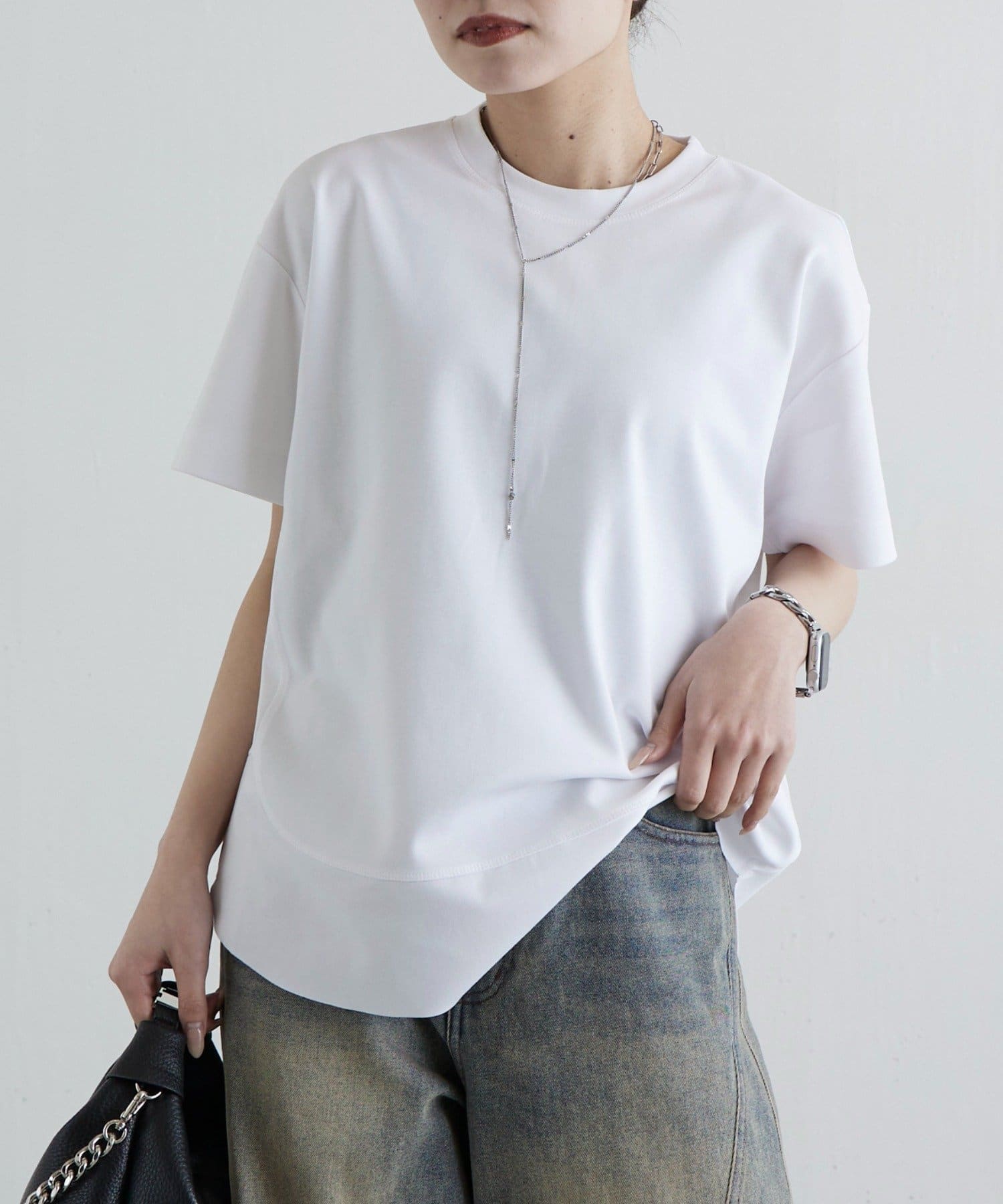 Lui's(ルイス) 裾切替プルオーバー