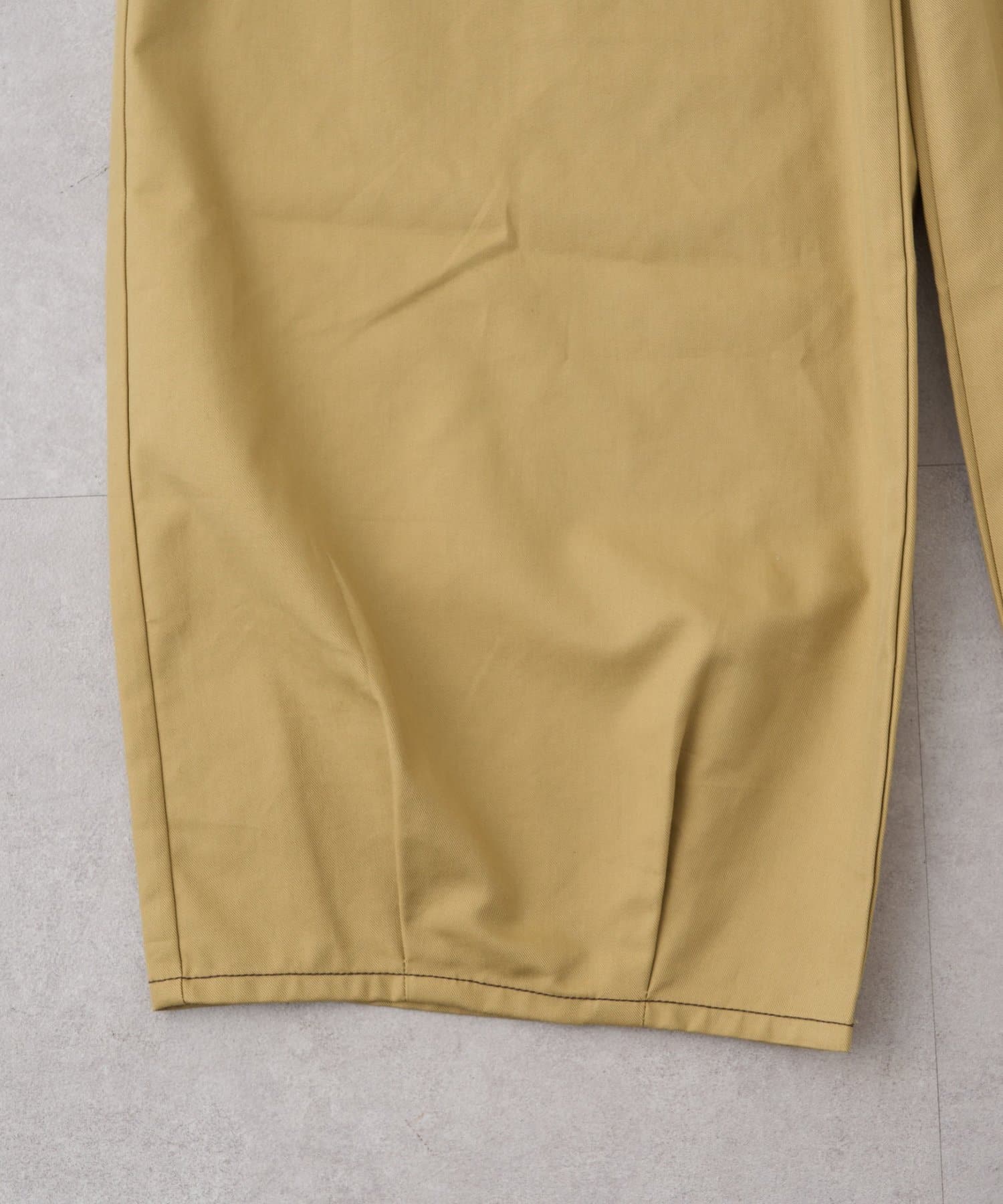 CIAOPANIC TYPY(チャオパニックティピー) 【UNISEX】【プラスサイズあり】接触冷感配色ステッチカーブパンツ