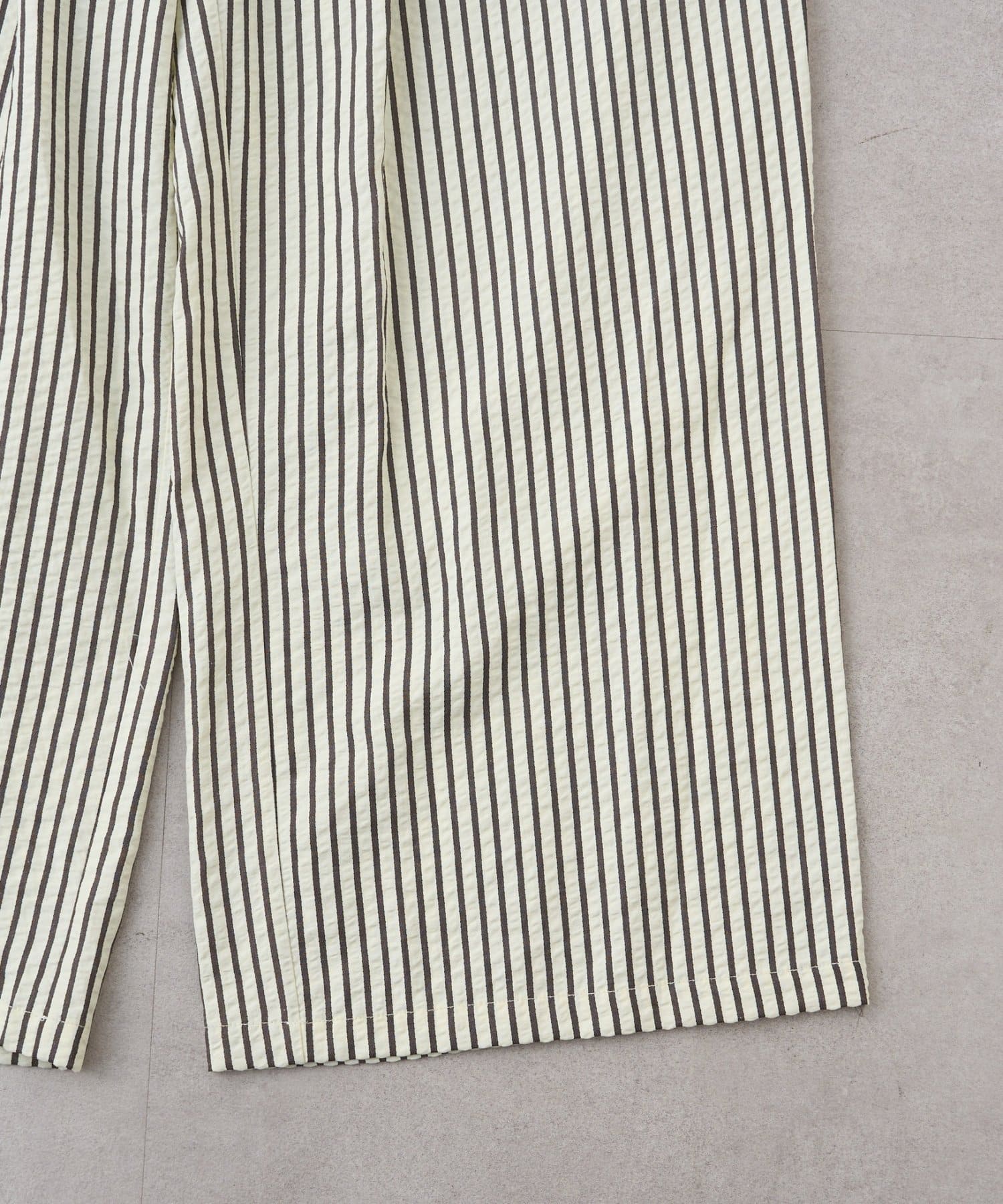 CIAOPANIC TYPY(チャオパニックティピー) 【UNISEX】【プラスサイズあり】ストライプイージーパジャマパンツ