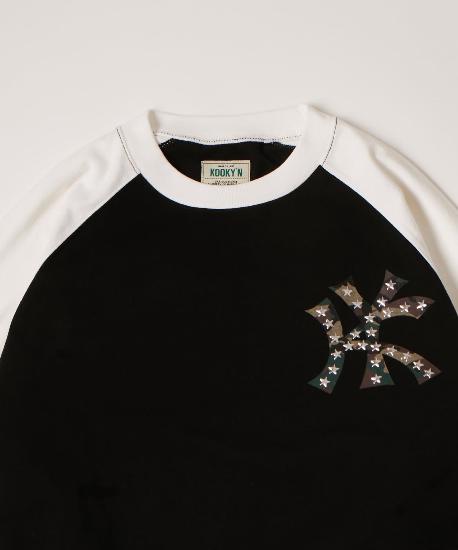 WHO’S WHO gallery(フーズフーギャラリー) KOOKY'N KYスタースタッズラグランLS TEE