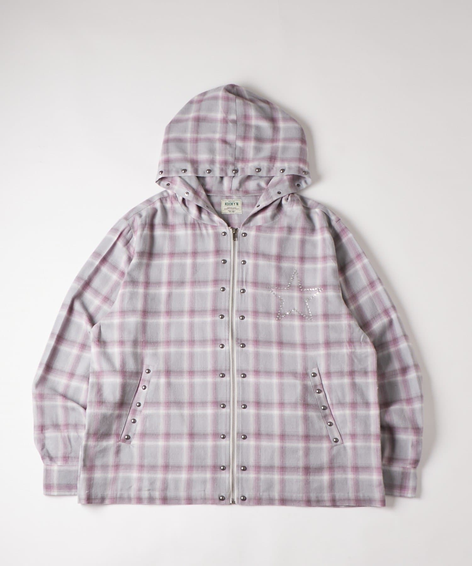 WHO’S WHO gallery(フーズフーギャラリー) KOOKY'N スタースタッズフードシャツ