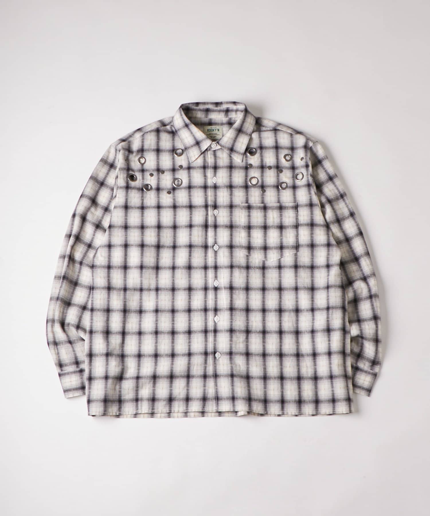 WHO’S WHO gallery(フーズフーギャラリー) KOOKY'Nハトメチェックシャツ