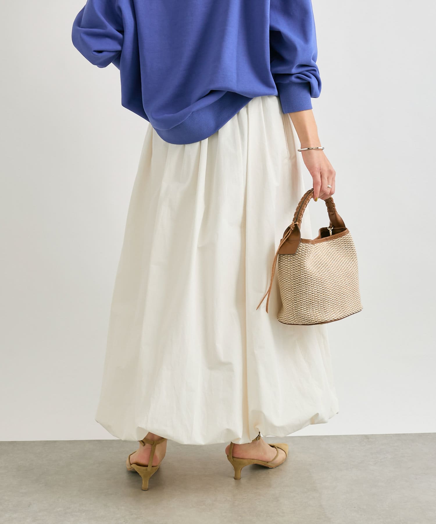 OUTLET(アウトレット) 【RIVE DROITE】【トレンド感◎】イージーバルーンスカート